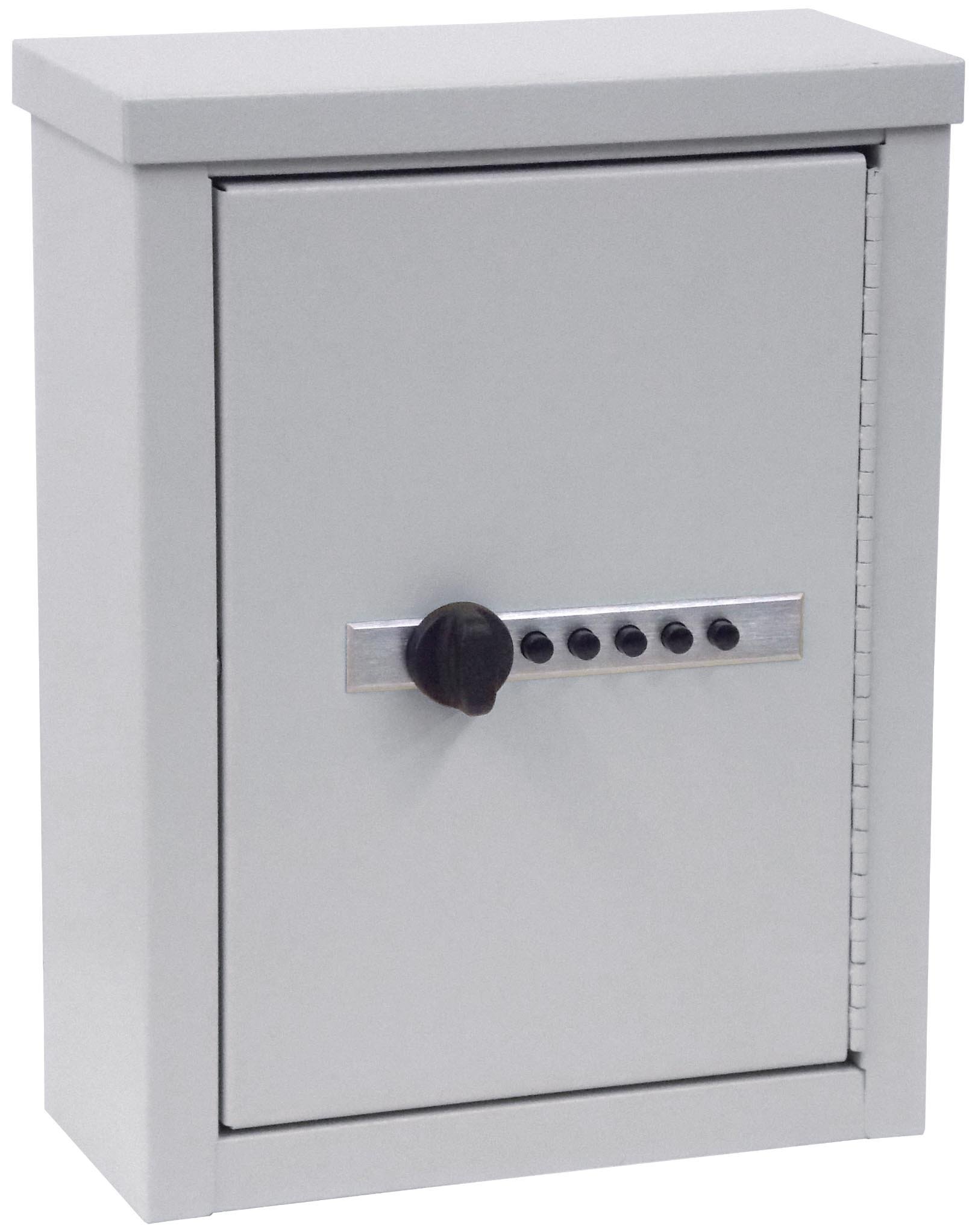 Mini Wall Storage Cabinet with Combination Lock - Light Grey