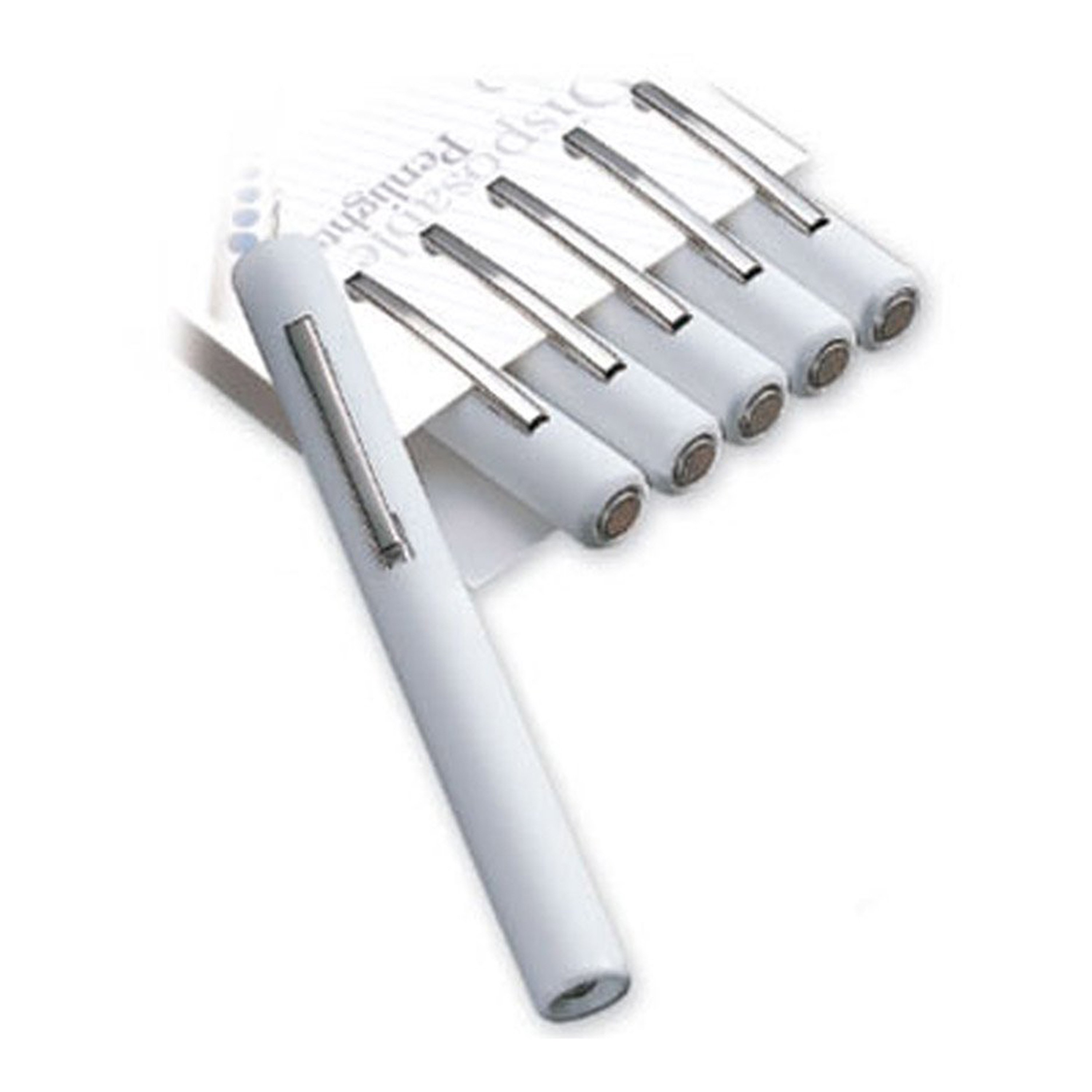 ADC ADLITE™ 351 Disposable Medical Penlight, White - Without Pupil Gauge (Pack of 6)