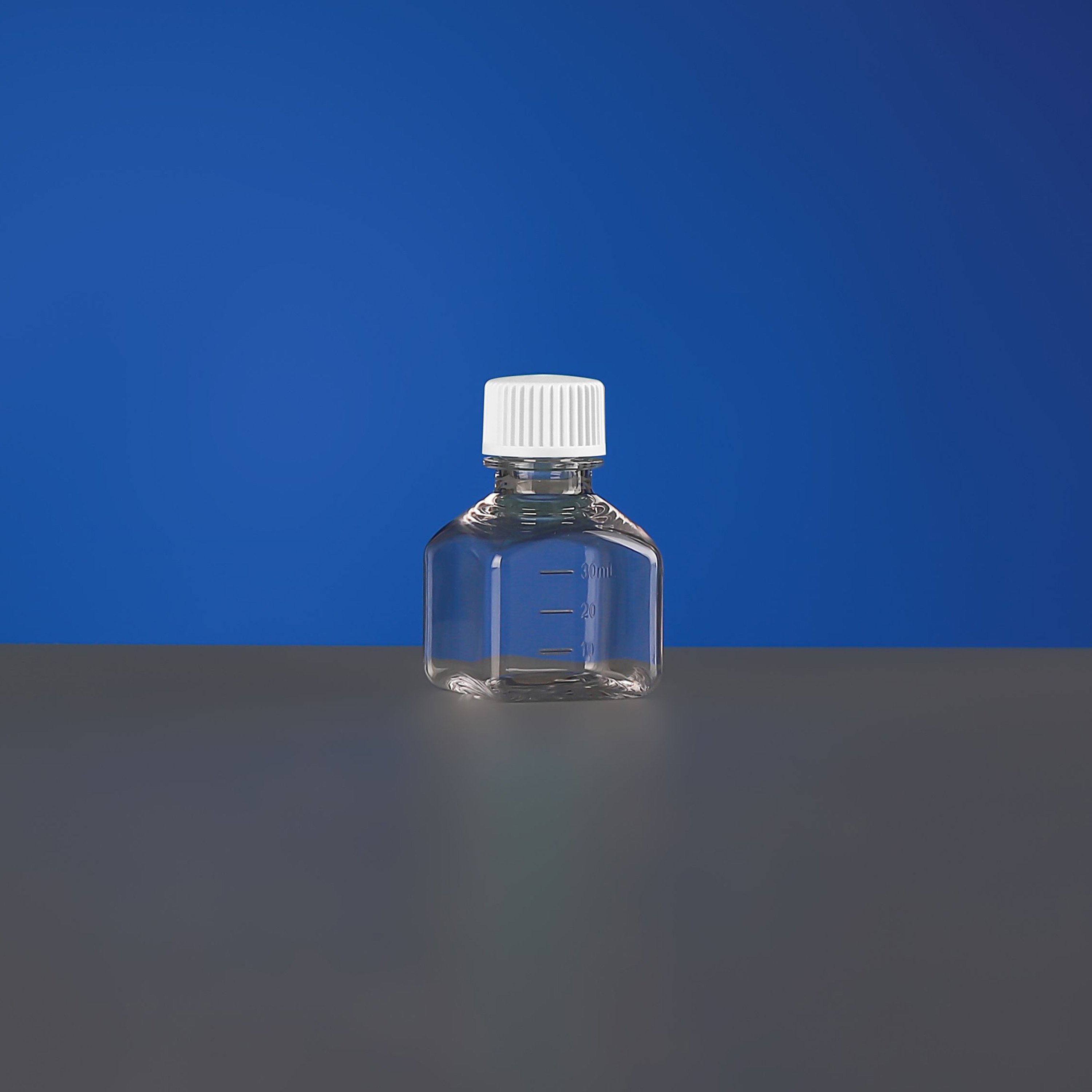 PETG Square Storage Bottle, Tray-Packed - 30 mL (Case of 280)