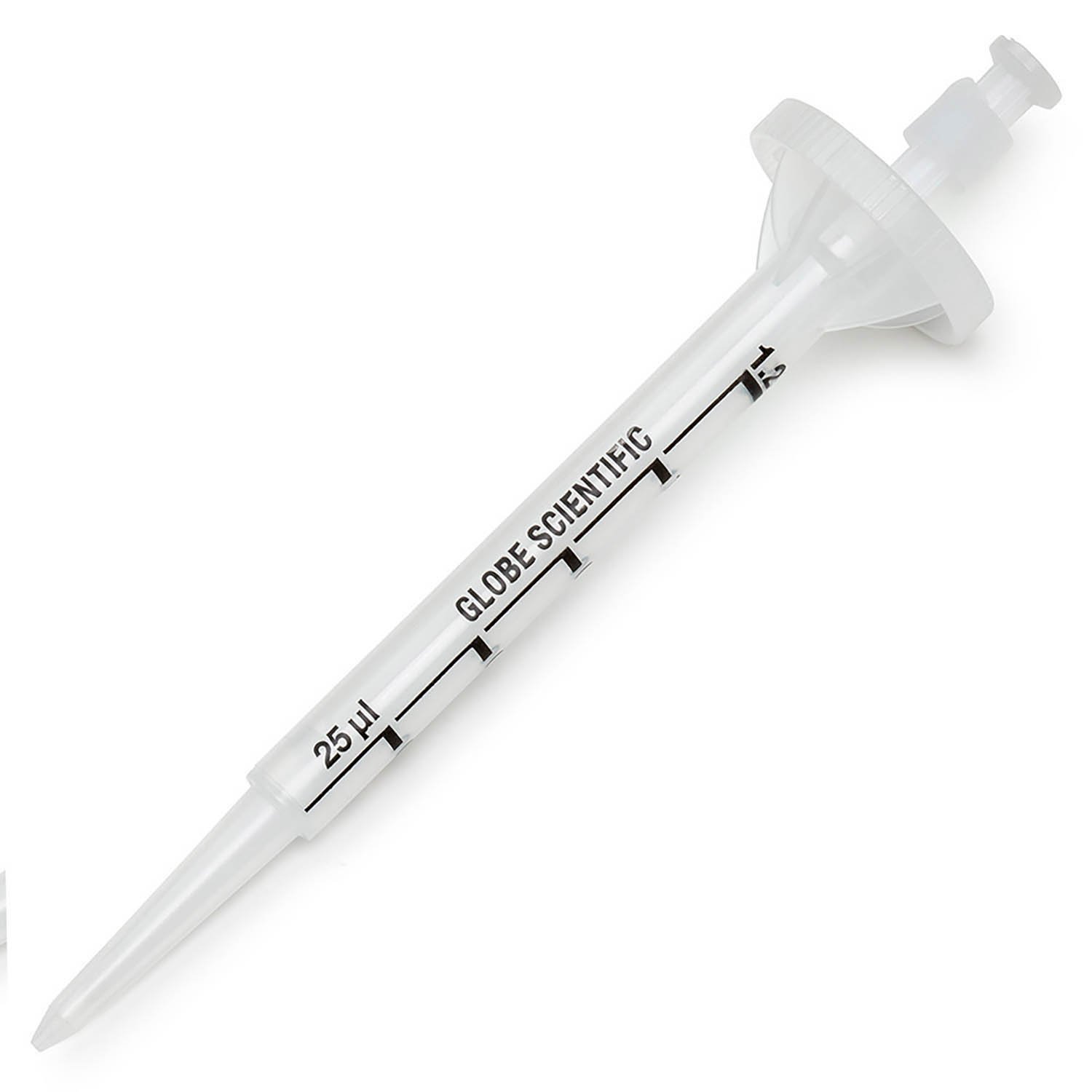 RV-Pette PRO Dispenser Syringe Tip for Repeat Volume Pipettors - Sterile, 1.25mL, Box of 100