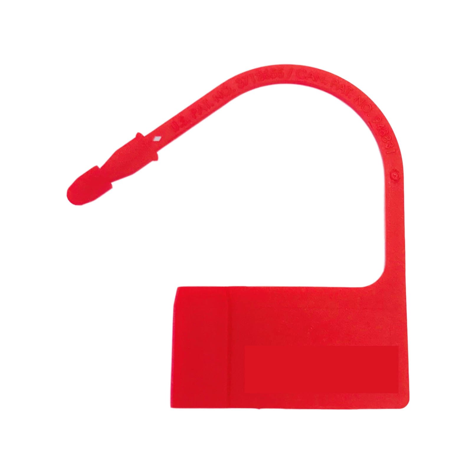 Safety Control Seal without Numbers - Red Plastic