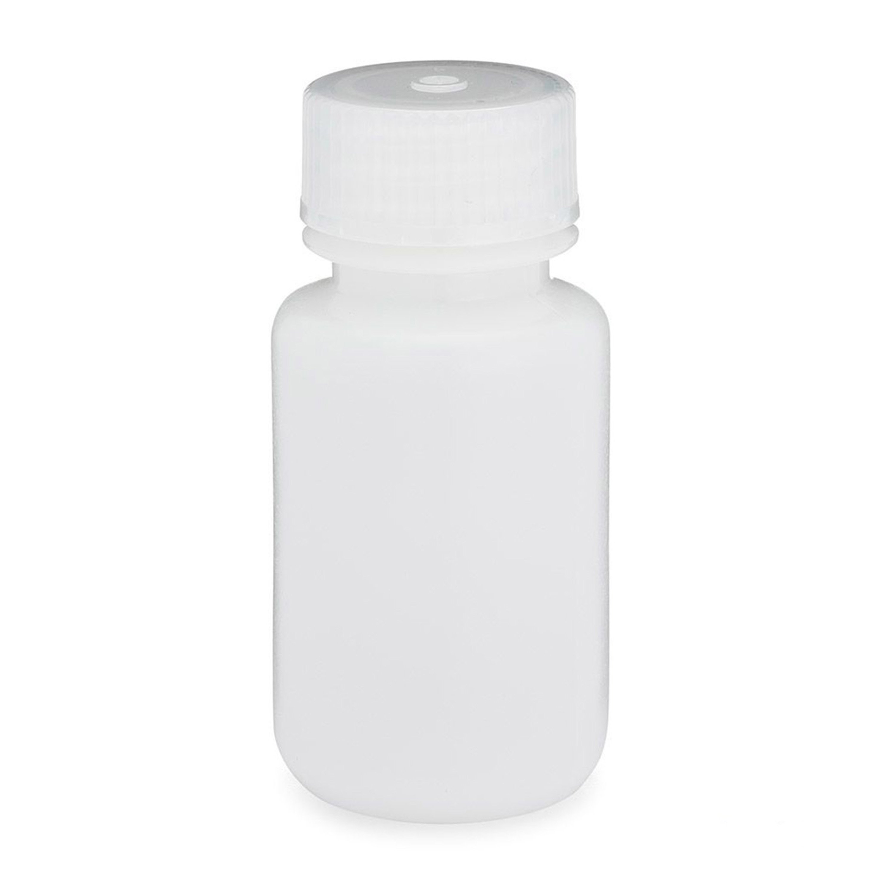 Diamond® RealSeal™ Wide Mouth, Round, HDPE Bottle with PP Cap - 60 mL (Pack of 12)