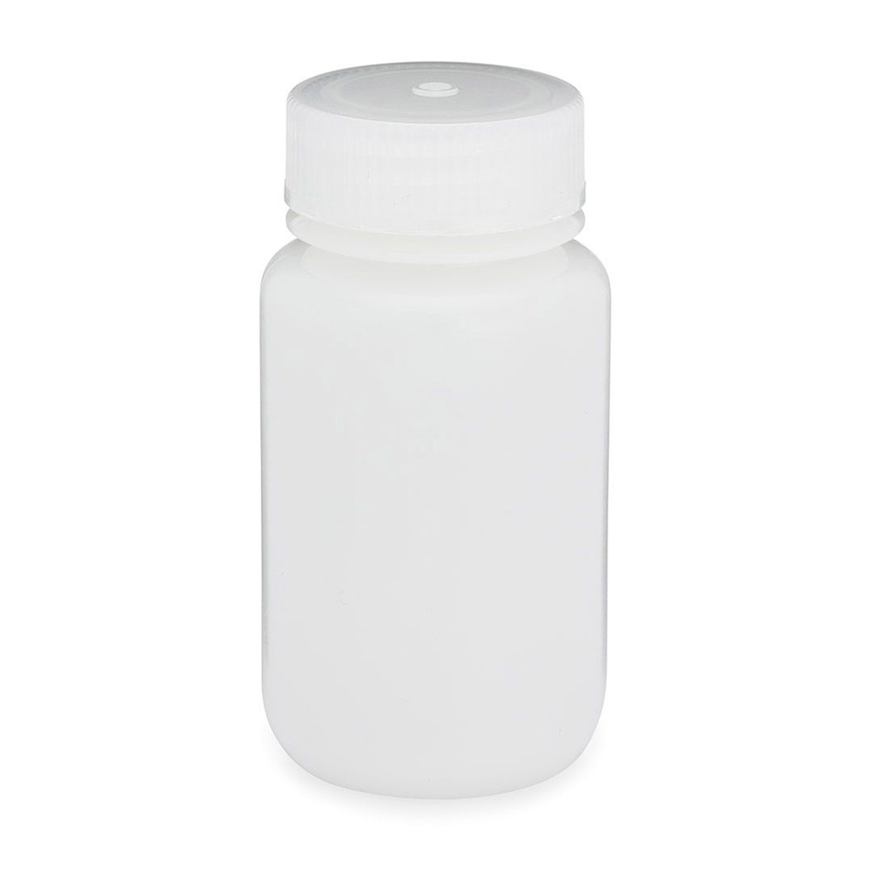Diamond® RealSeal™ Wide Mouth, Round, HDPE Bottle with PP Cap - 125 mL (Pack of 12)