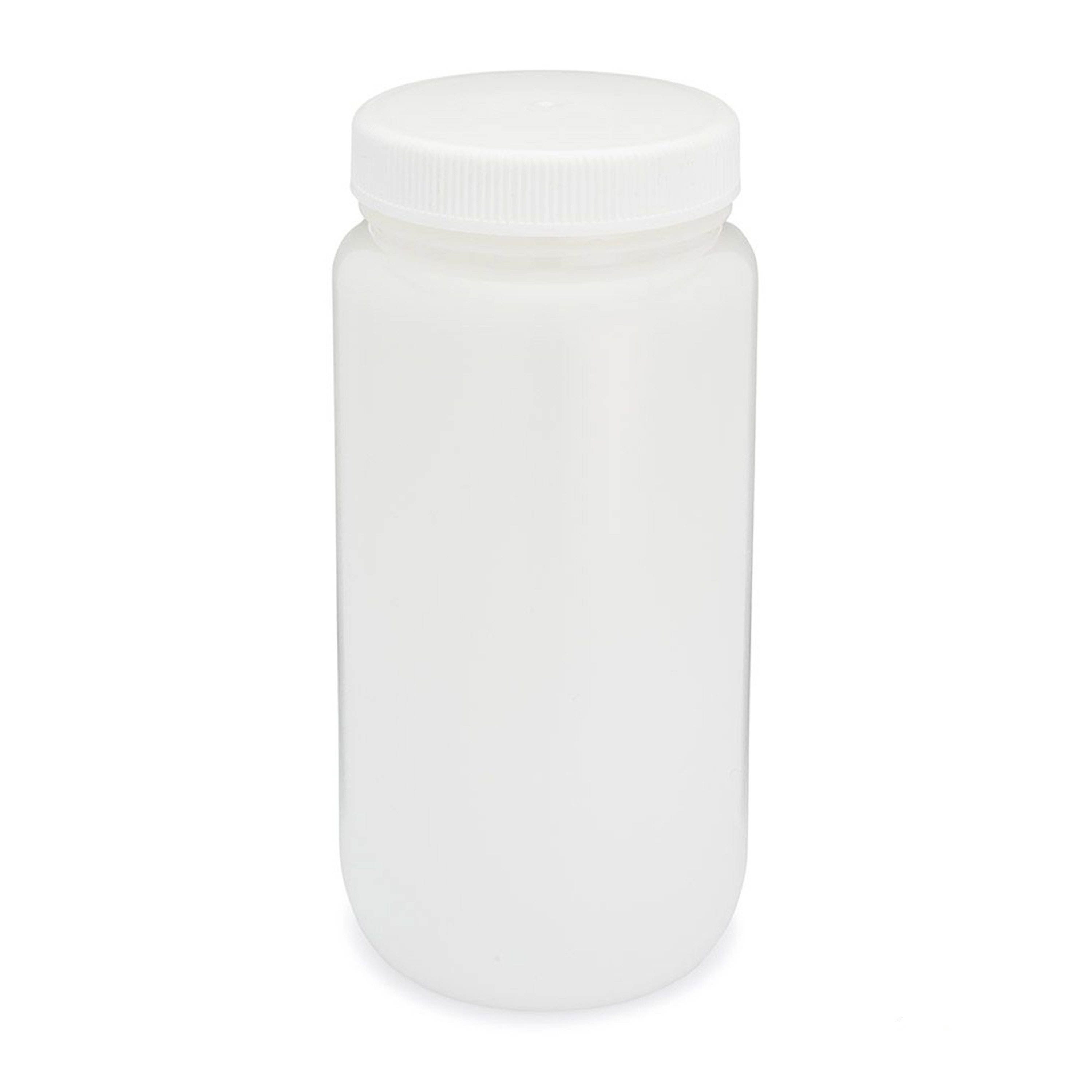 Diamond® RealSeal™ Wide Mouth, Round, HDPE Bottle with PP Cap - 2000 mL (Per Each)