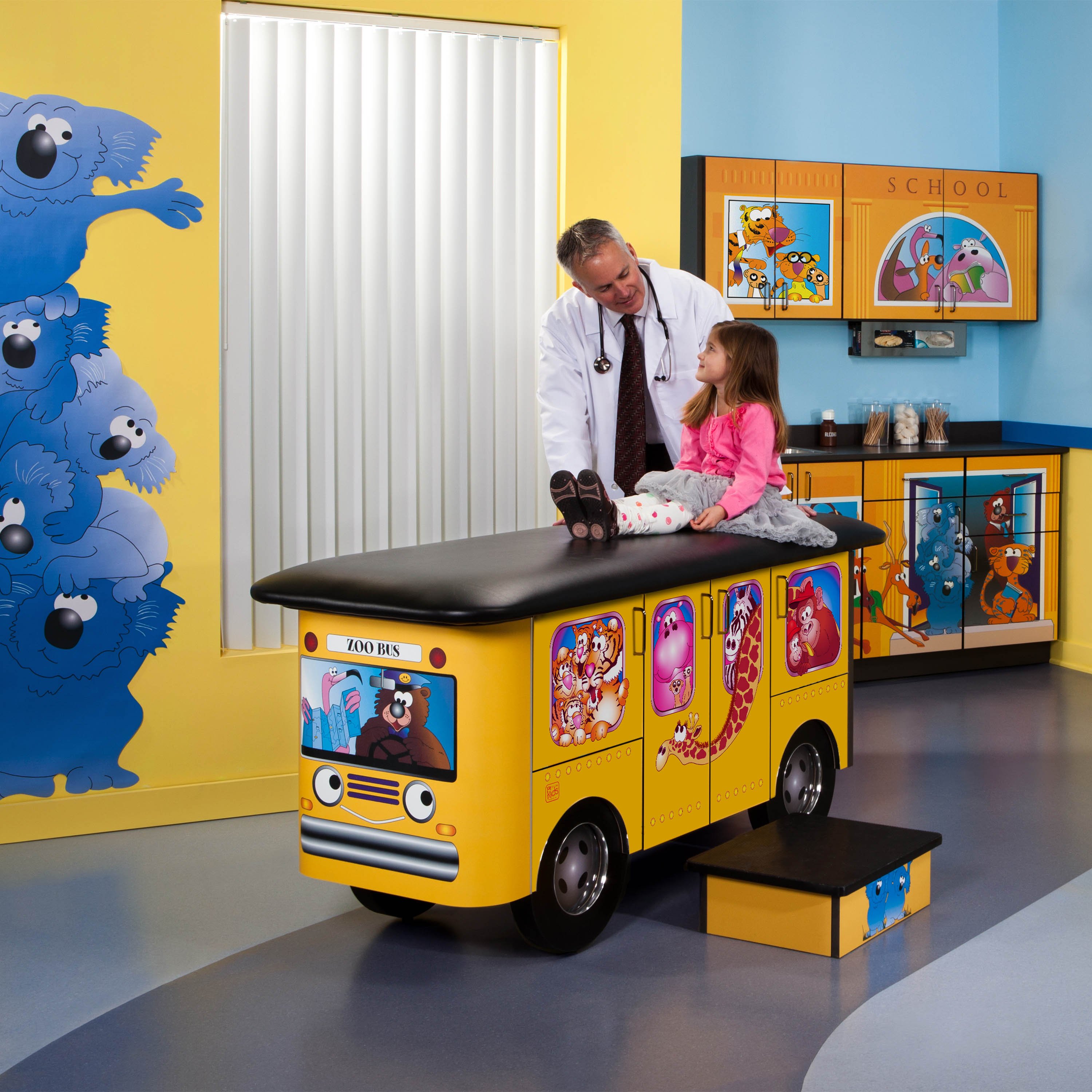 Clinton Complete 7020-X Zoo Bus Pediatric Treatment Table
