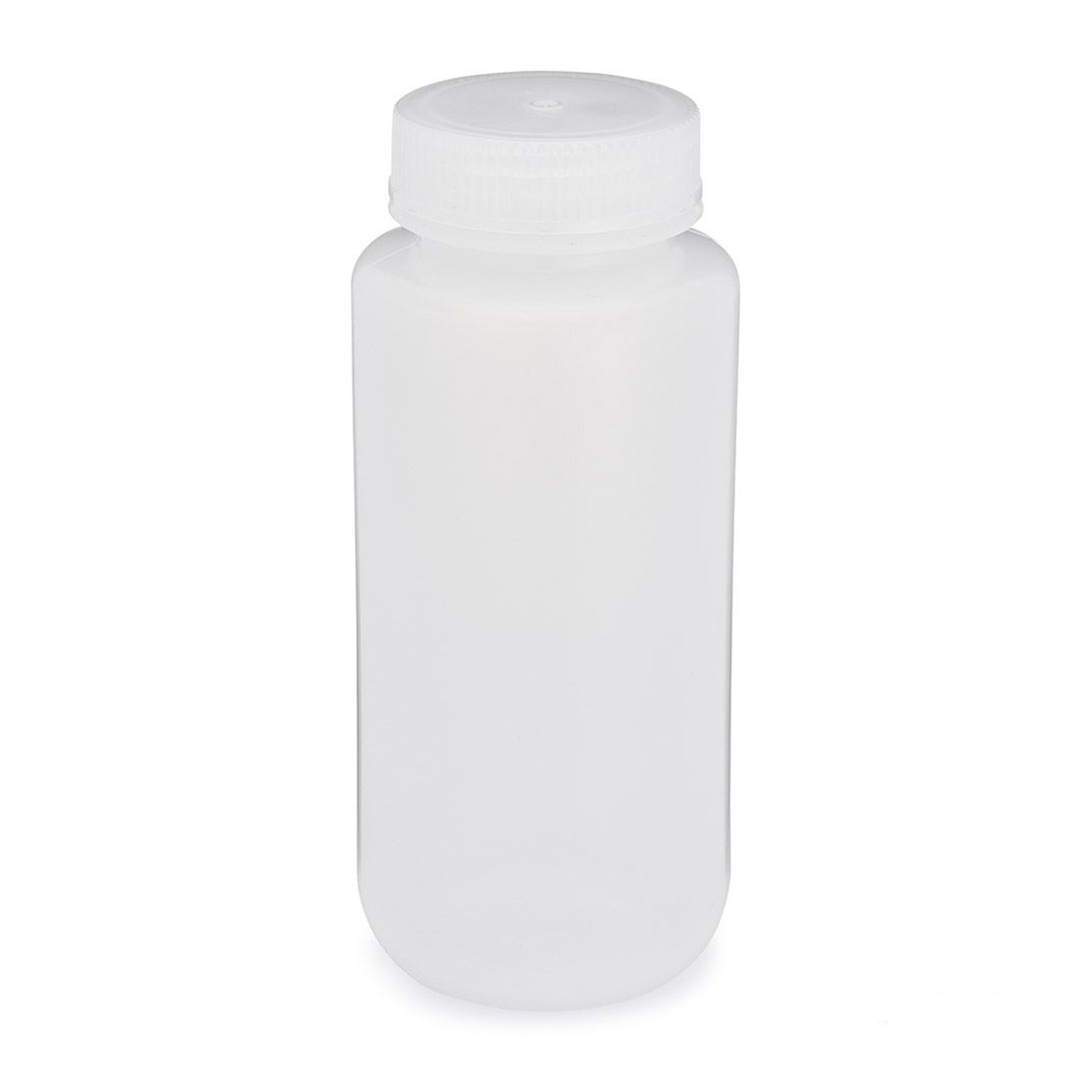 Diamond® RealSeal™ Wide Mouth, Round, LDPE Bottle with PP Cap - 500 mL (Pack of 12)