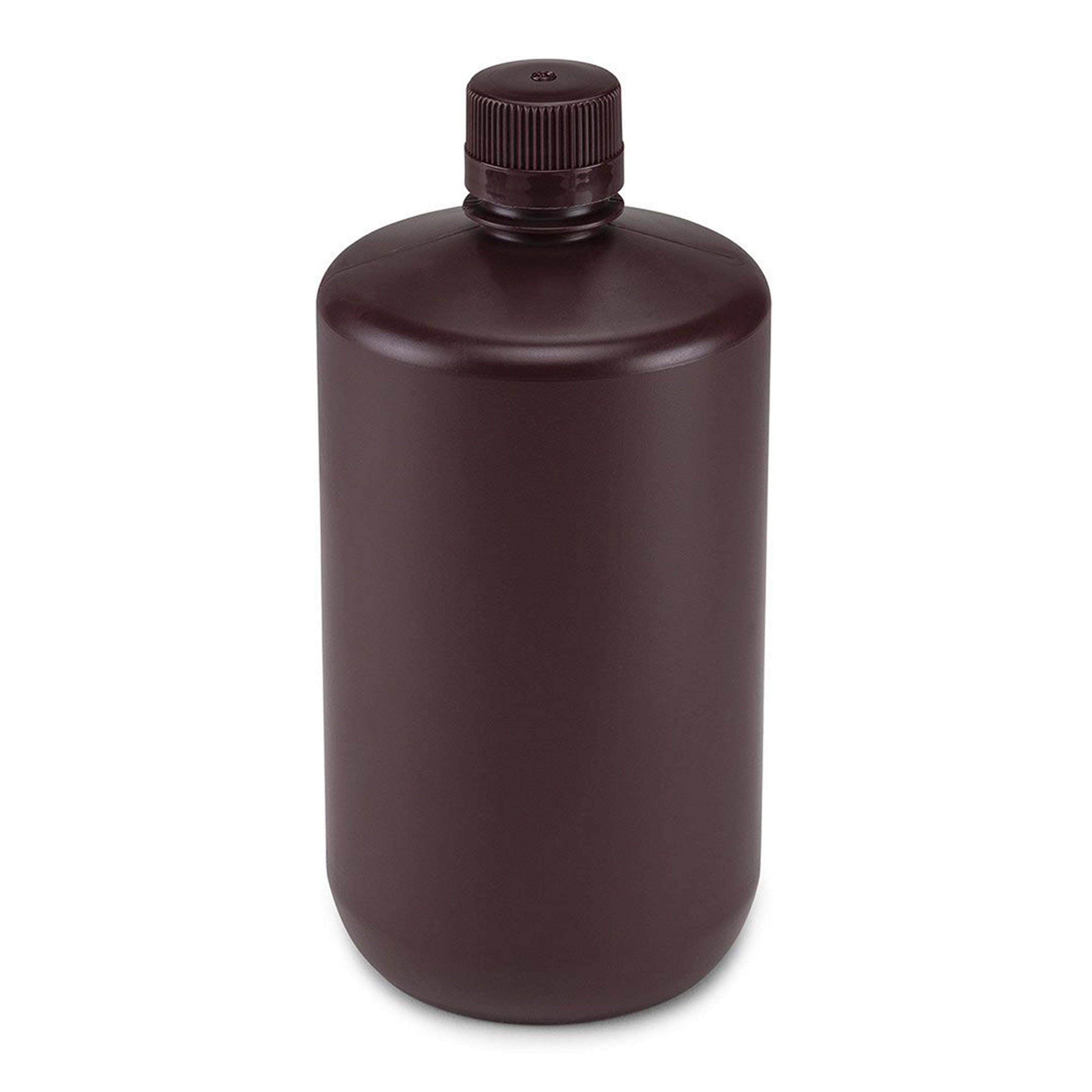Diamond® RealSeal™ Large Format Narrow Mouth, Amber PP Bottle with PP Cap - 2 Liter (Per Each)