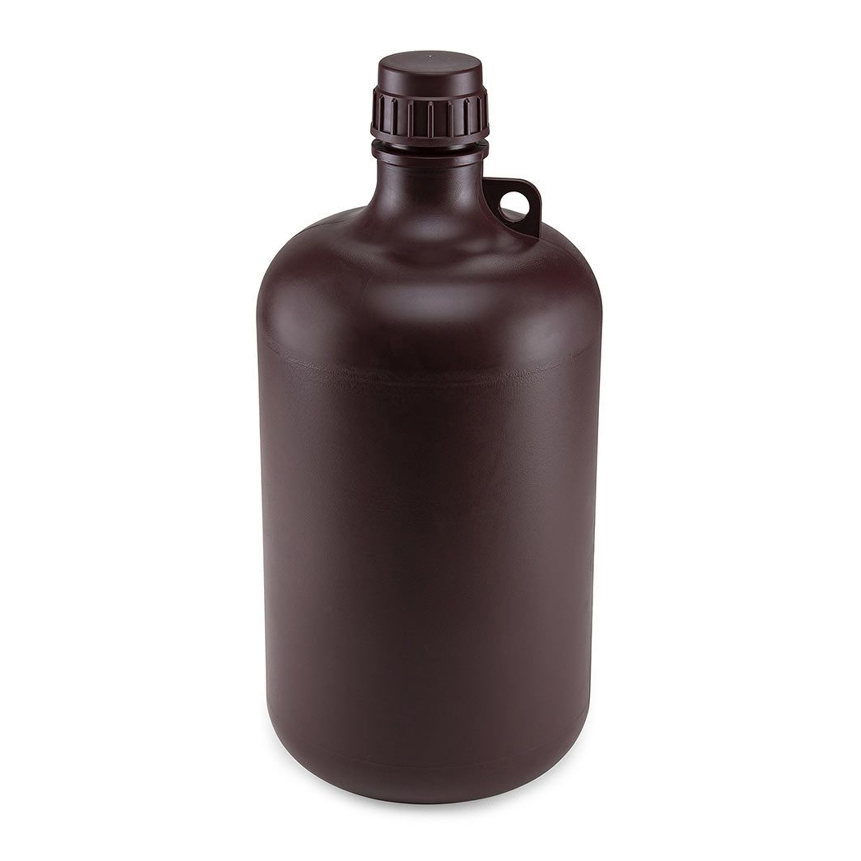 Diamond® RealSeal™ Large Format Narrow Mouth, Amber PP Bottle with PP Cap - 8 Liter (Per Each)