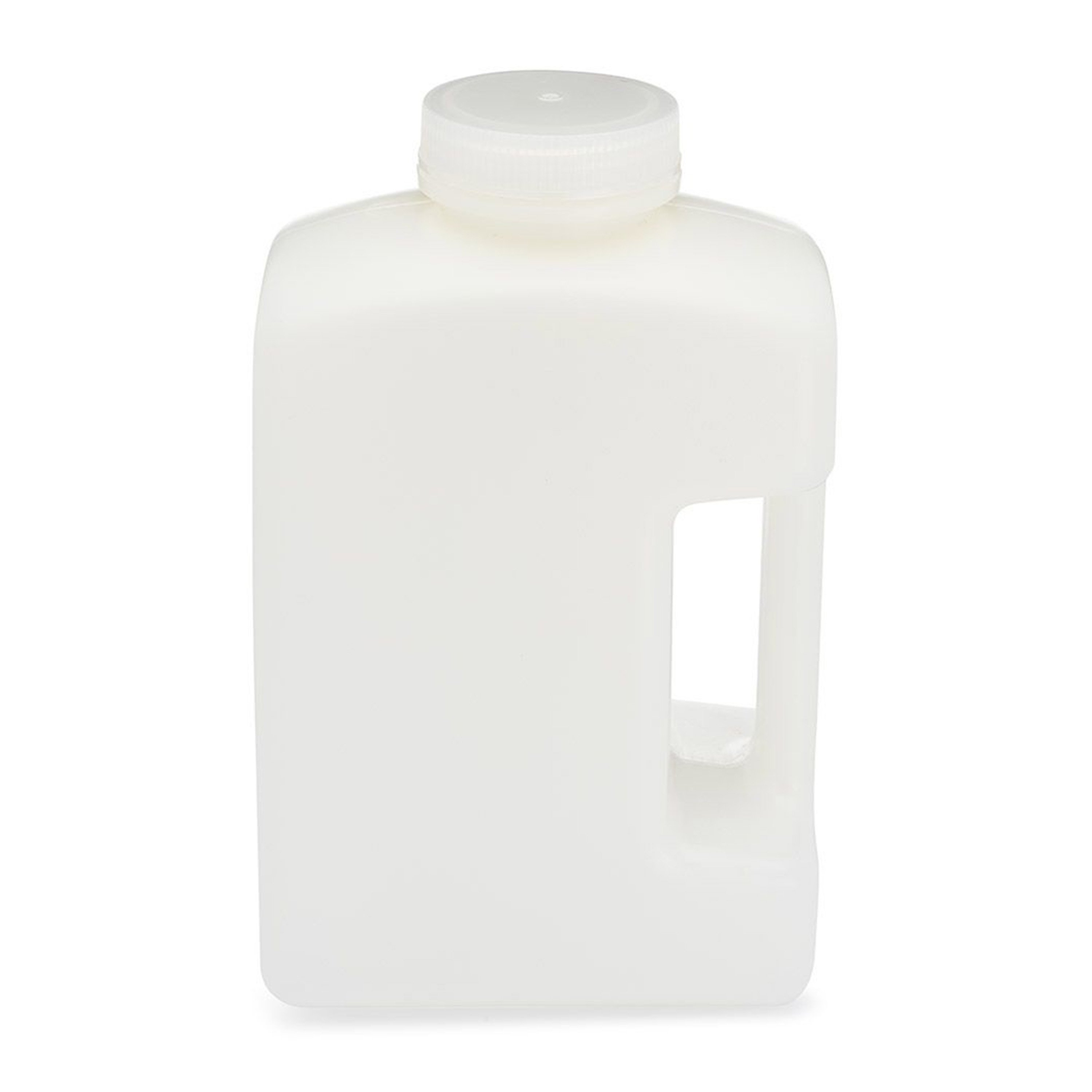 Diamond® RealSeal™ Wide Mouth, Rectangular, HDPE Bottle with PP Cap - 2000 mL (Pack of 4)