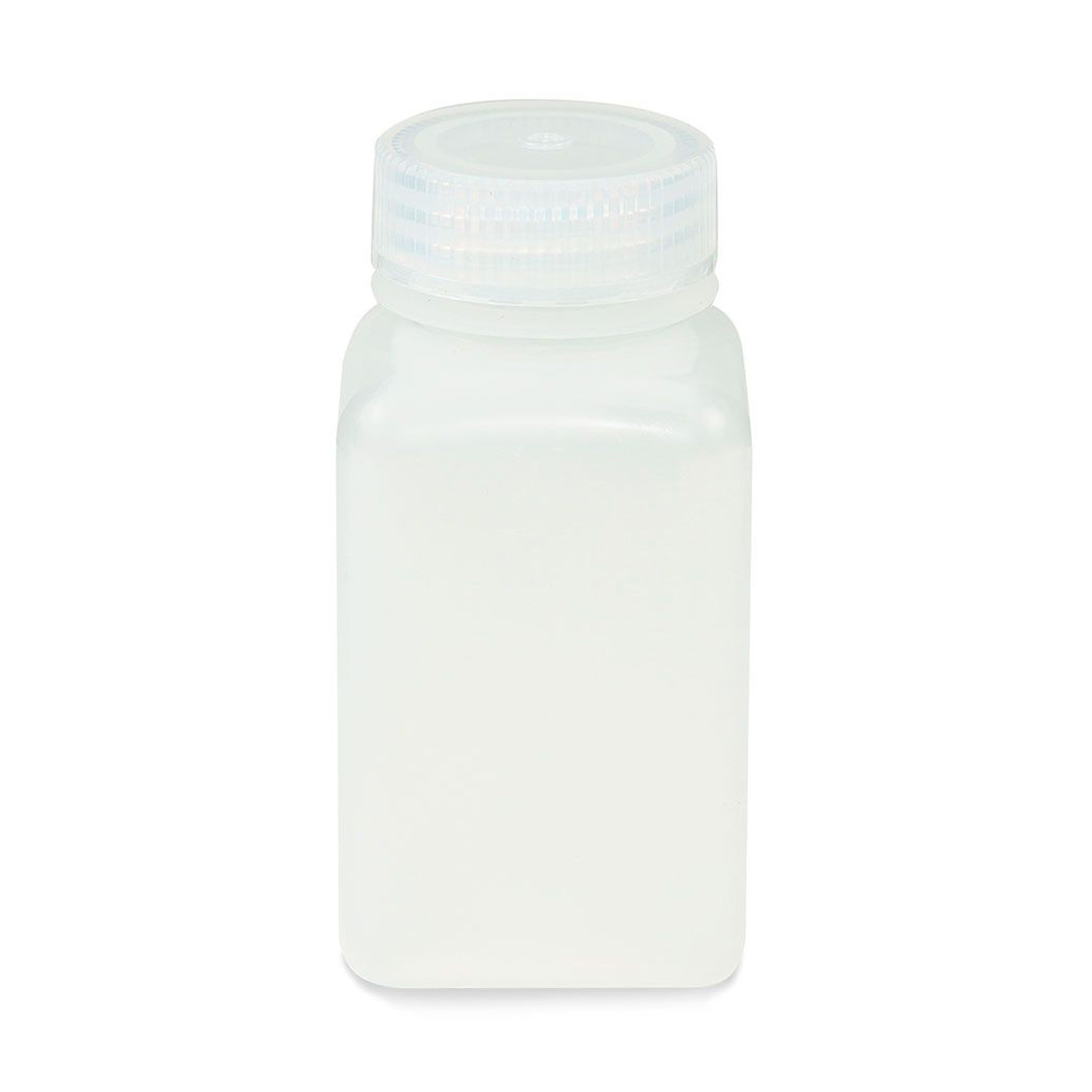 Diamond® RealSeal™ Wide Mouth, Square, PP Bottle with PP Cap - 175 mL (Pack of 12) - BACKORDER UNTIL 8/8/2025