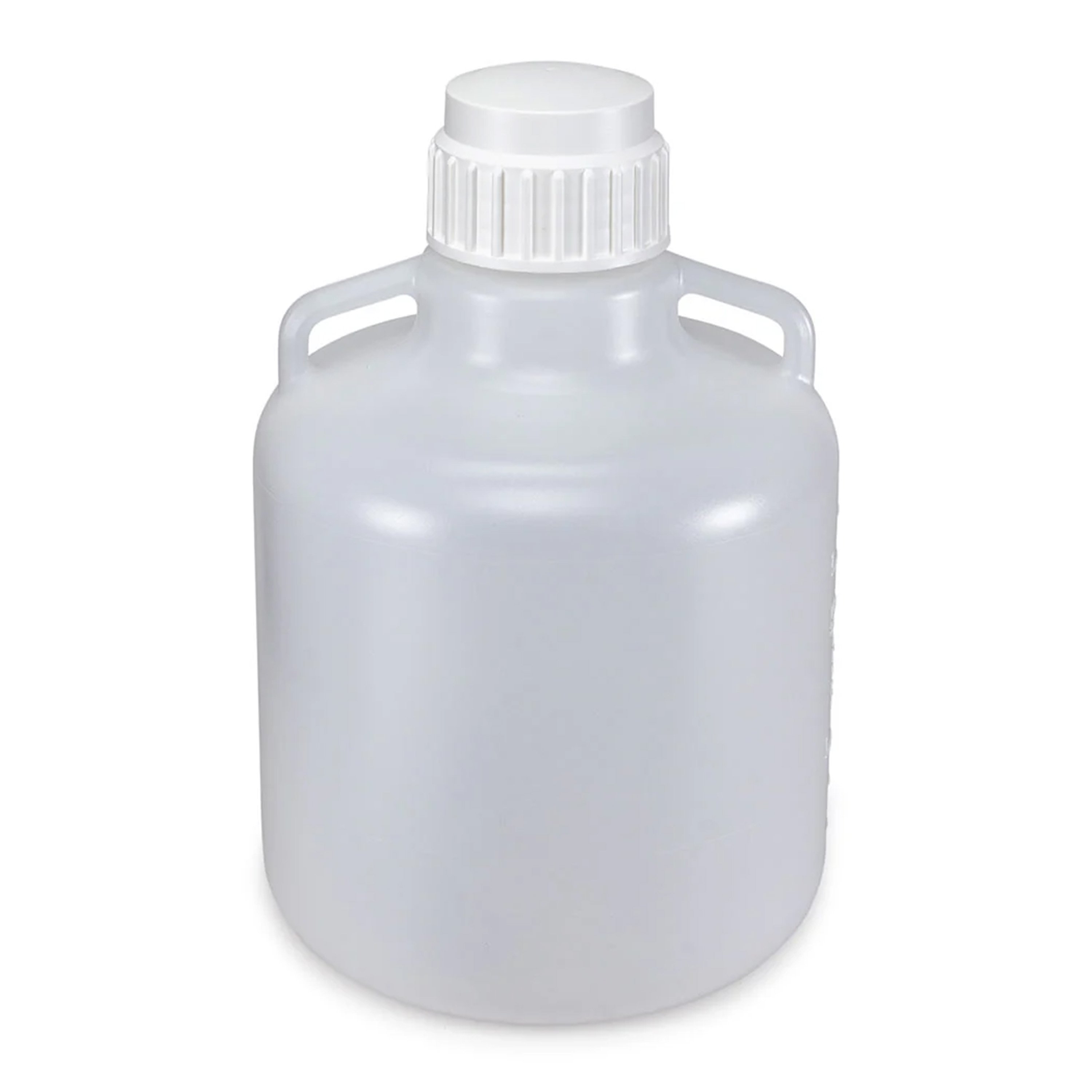 Diamond® RealSeal™ PP Round Carboy with Handles, Autoclavable - 10 Liter (Per Each)
