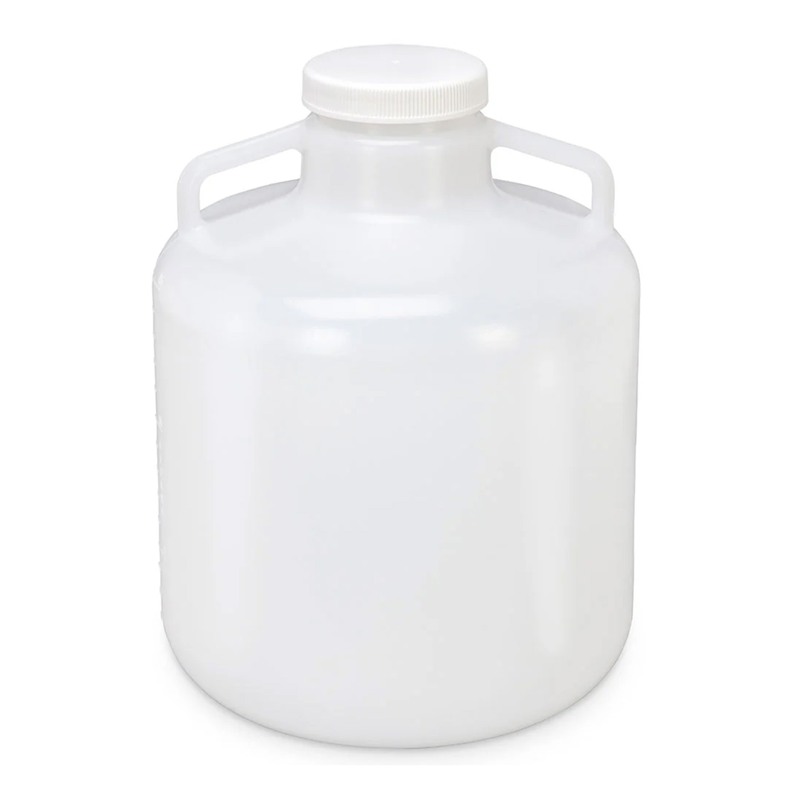 Diamond® RealSeal™ Wide Mouth, PP Round Carboy with Handles, Autoclavable - 15 Liter (Per Each)