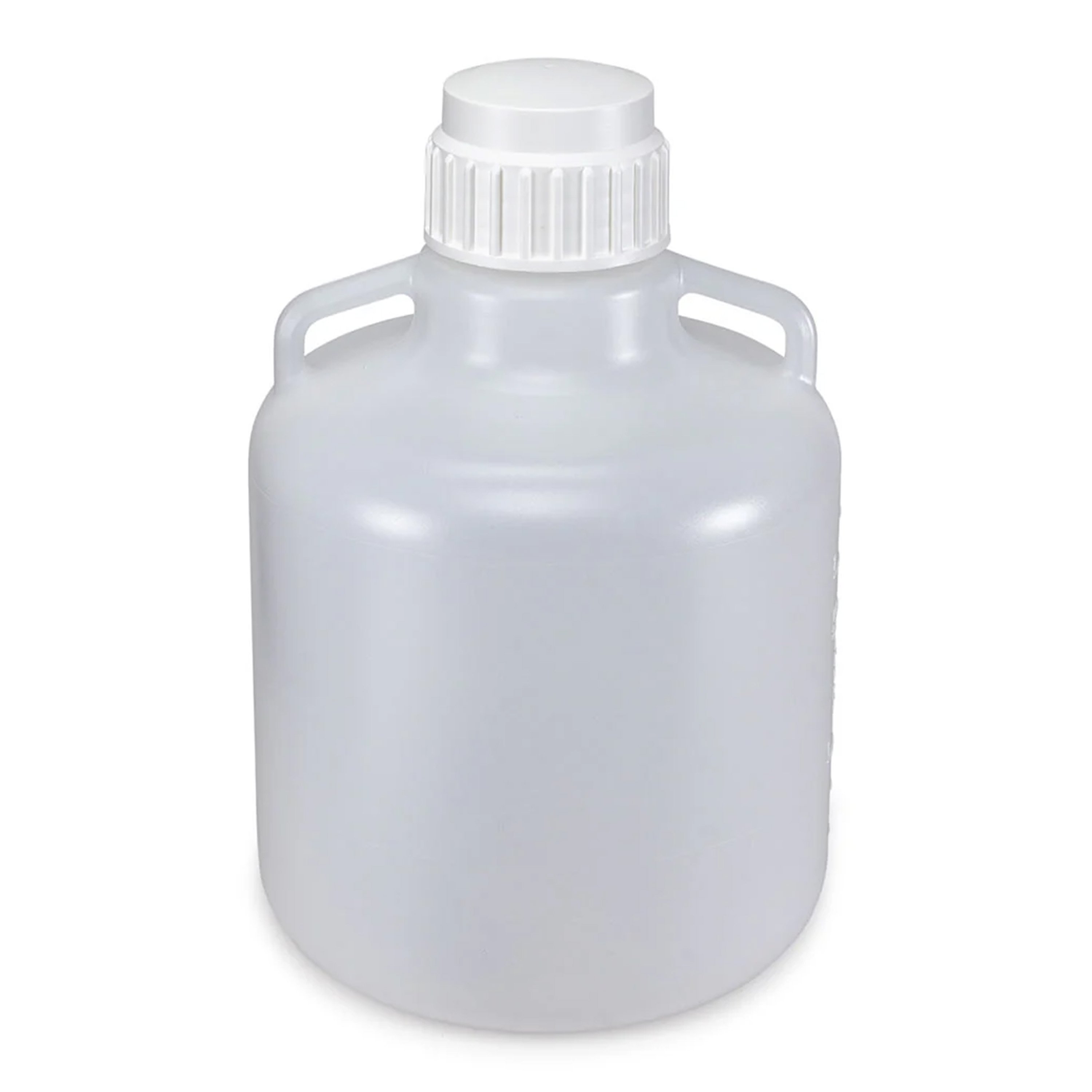 Diamond® RealSeal™ HDPE Round Carboy with Handles - 10 Liter (Per Each)