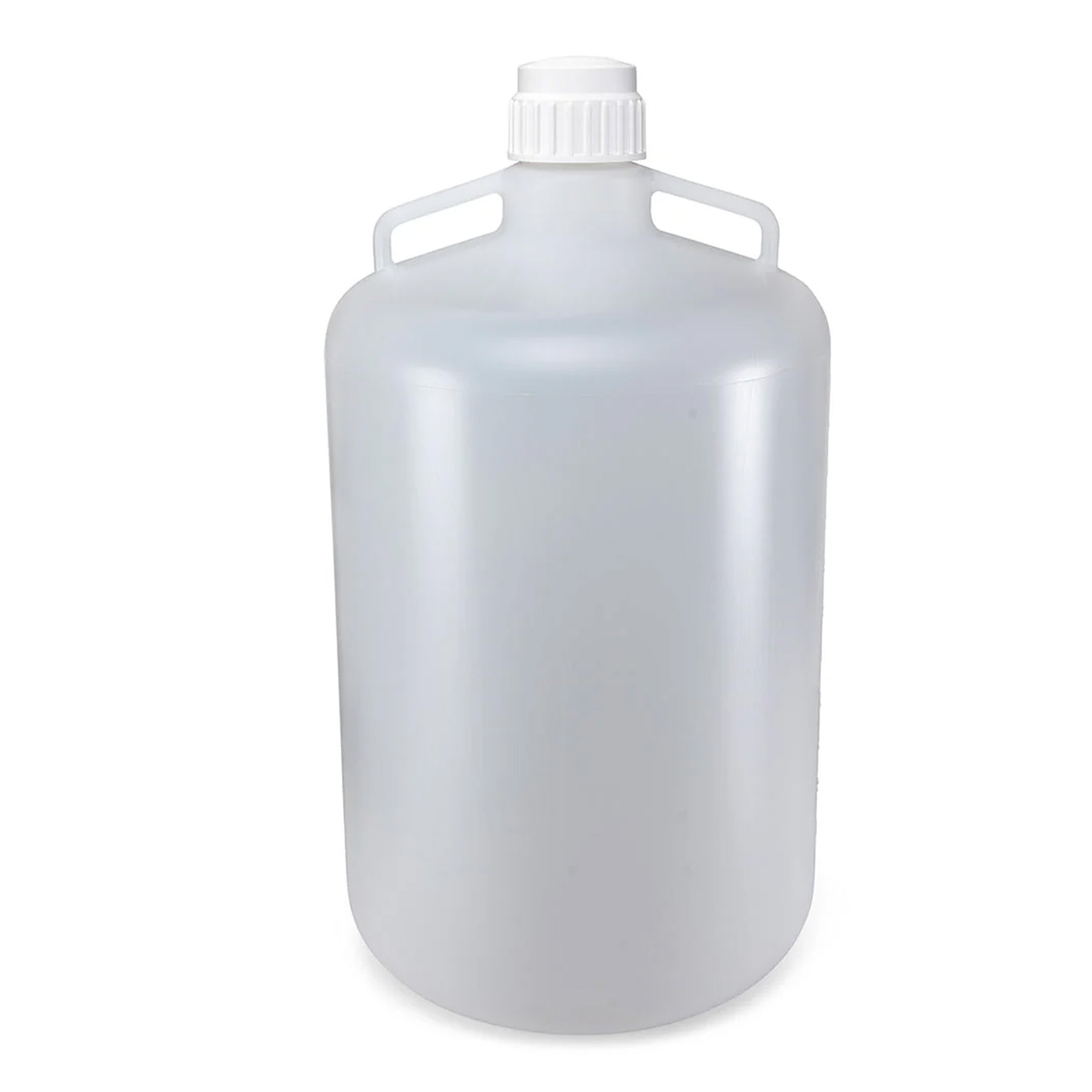Diamond® RealSeal™ HDPE Round Carboy with Handles - 50 Liter (Per Each)