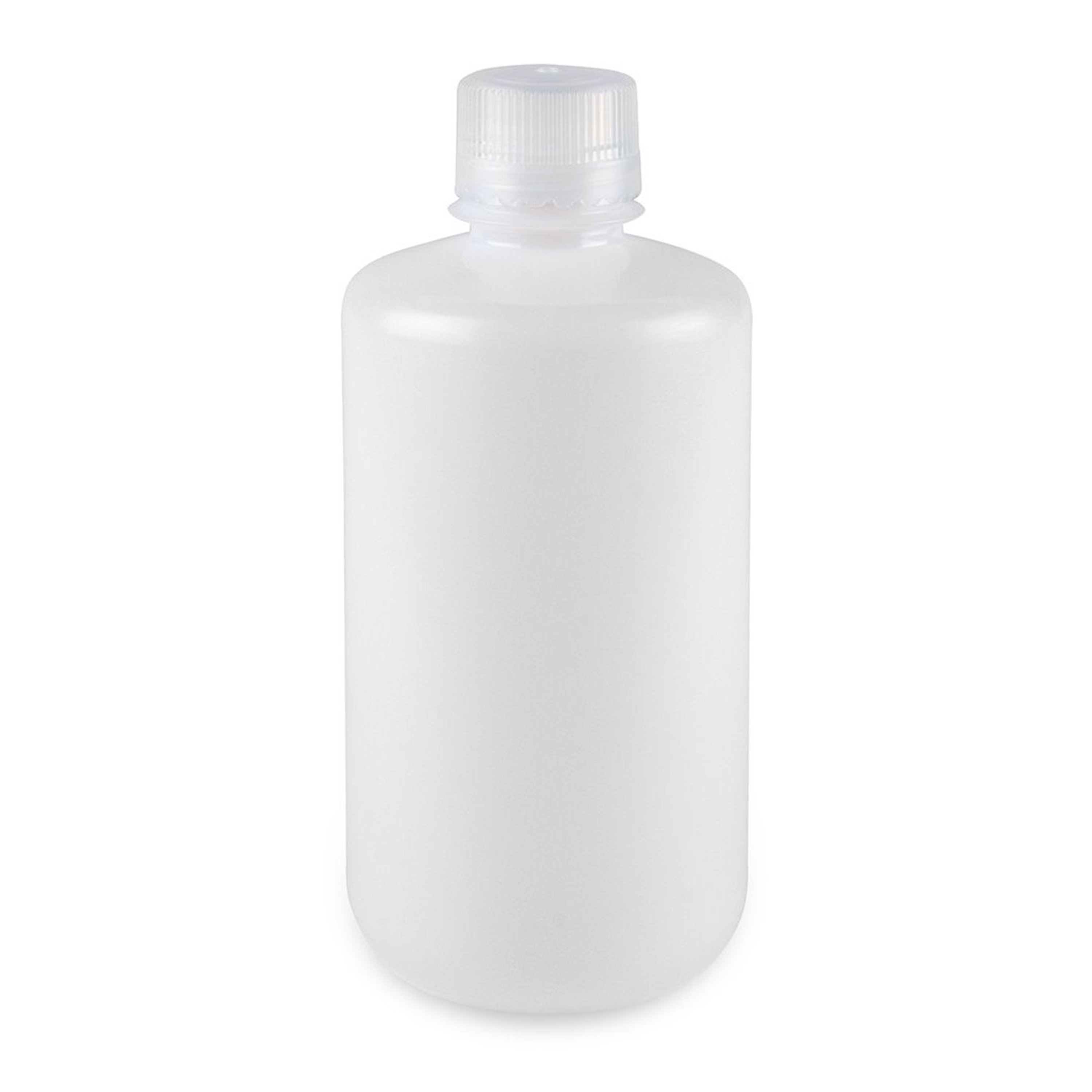 Diamond® Essentials™ Bulk Narrow Mouth, Boston Round, HDPE Bottles with PP Cap - 1000mL (Case of 50)