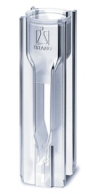 BRAND Ultra-Micro UV-Transparent Spectrophotometry Cuvette - 8.5mm Window Height (Pack of 100)