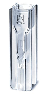 BRAND Ultra-Micro UV-Transparent Spectrophotometry Cuvette - 15mm Window Height (Pack of 100 Individually Wrapped)