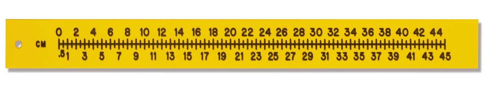 Flexible Radiopaque Extremity Ruler - 45cm L x 1/16