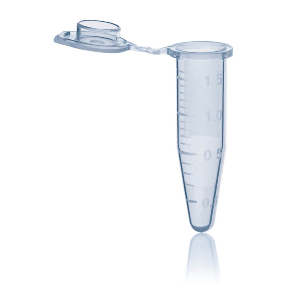 BrandTech BRAND 1.5mL Non-Sterile Microcentrifuge Tube with Lid - Blue