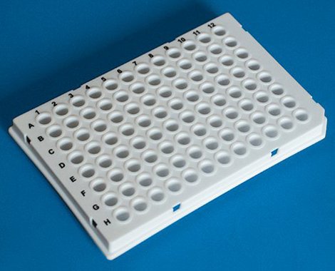 BRAND Polypropylene White 96-Well Real-Time PCR (qPCR) Plates - Well Volume 0.15mL - Low Profile