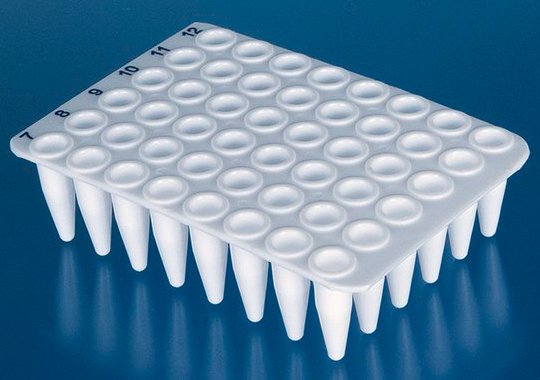 BRAND Polypropylene White 48-Well Real-Time PCR (qPCR) Plates 0.2mL - No Skirt (20 Plates)