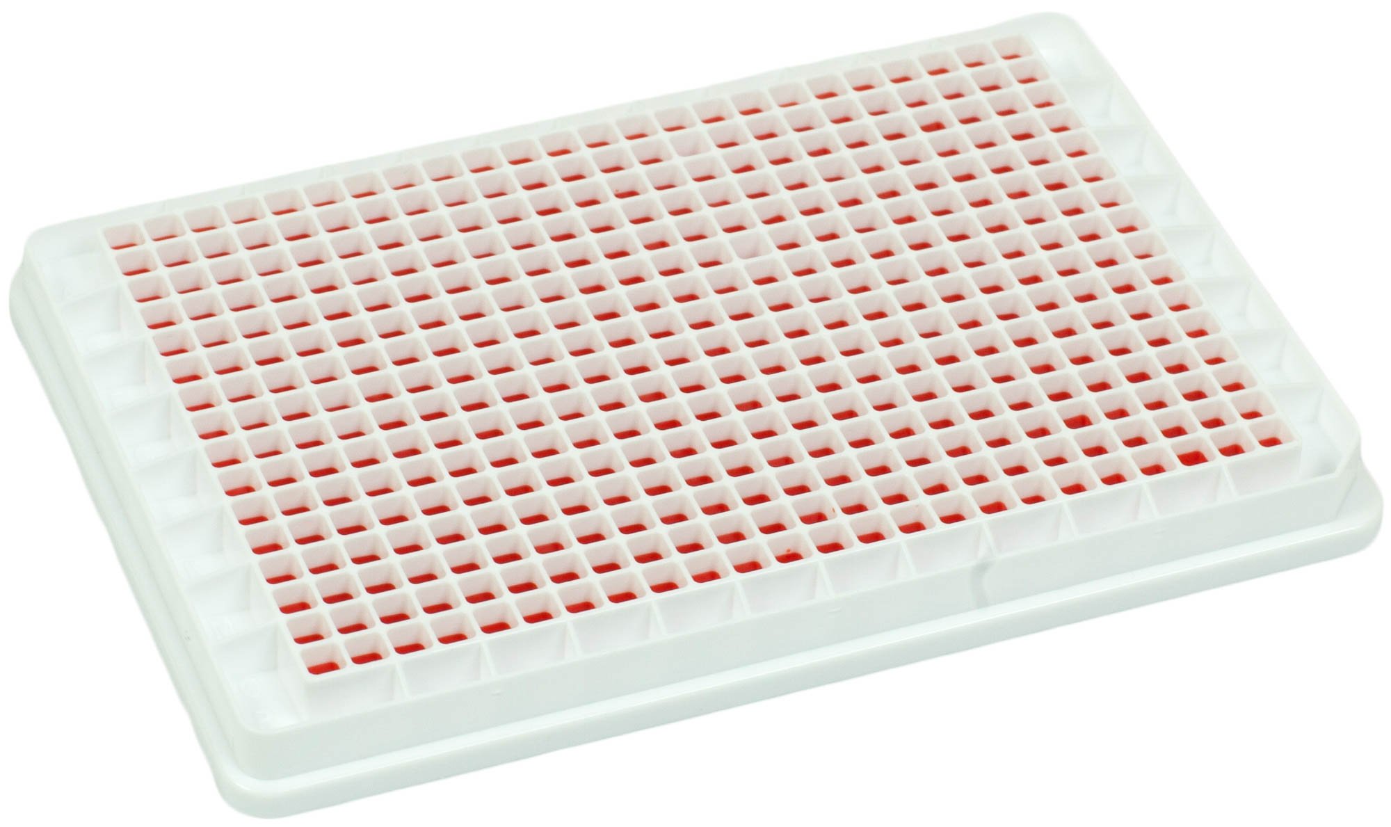 BRANDplates pureGrade PS Non-Treated Non-Sterile Surface 384-Well Plate - White, F-Bottom