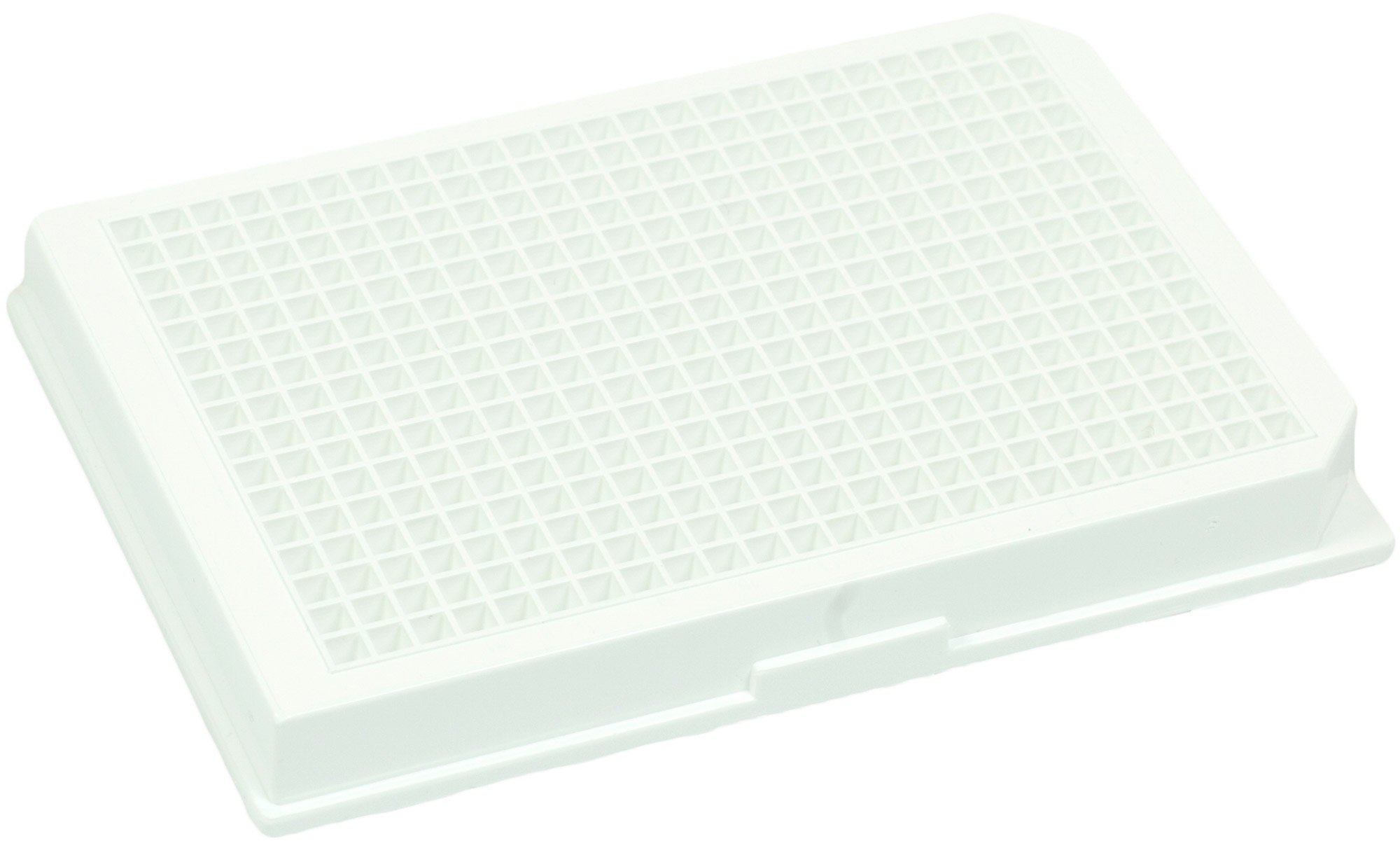 BRANDplates pureGrade PS Non-Treated Non-Sterile Surface 384-Well Plate - White, Transparent F-Bottom
