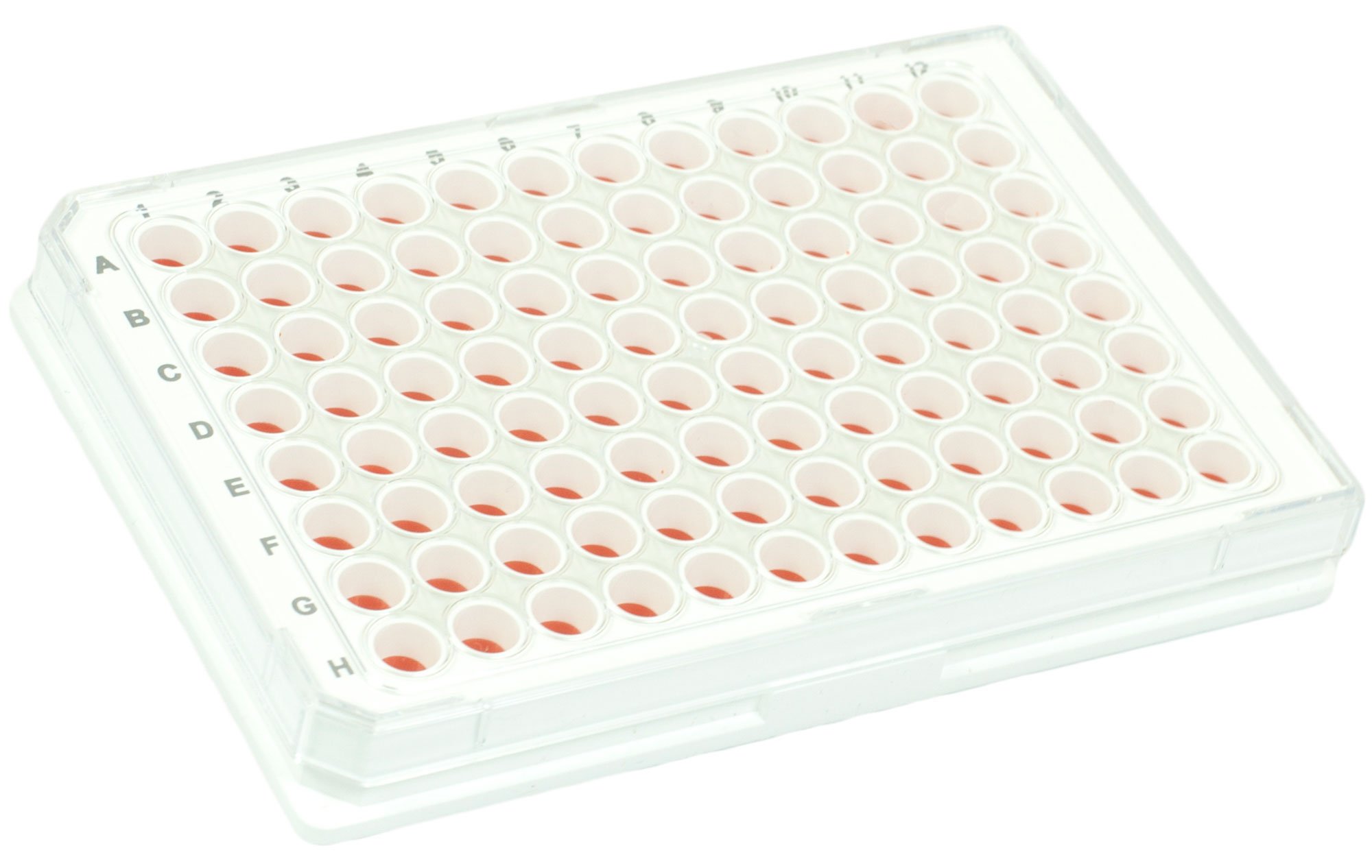 BRANDplates pureGrade S Non-Treated Sterile Surface 96-Well Plate - White, F-Bottom