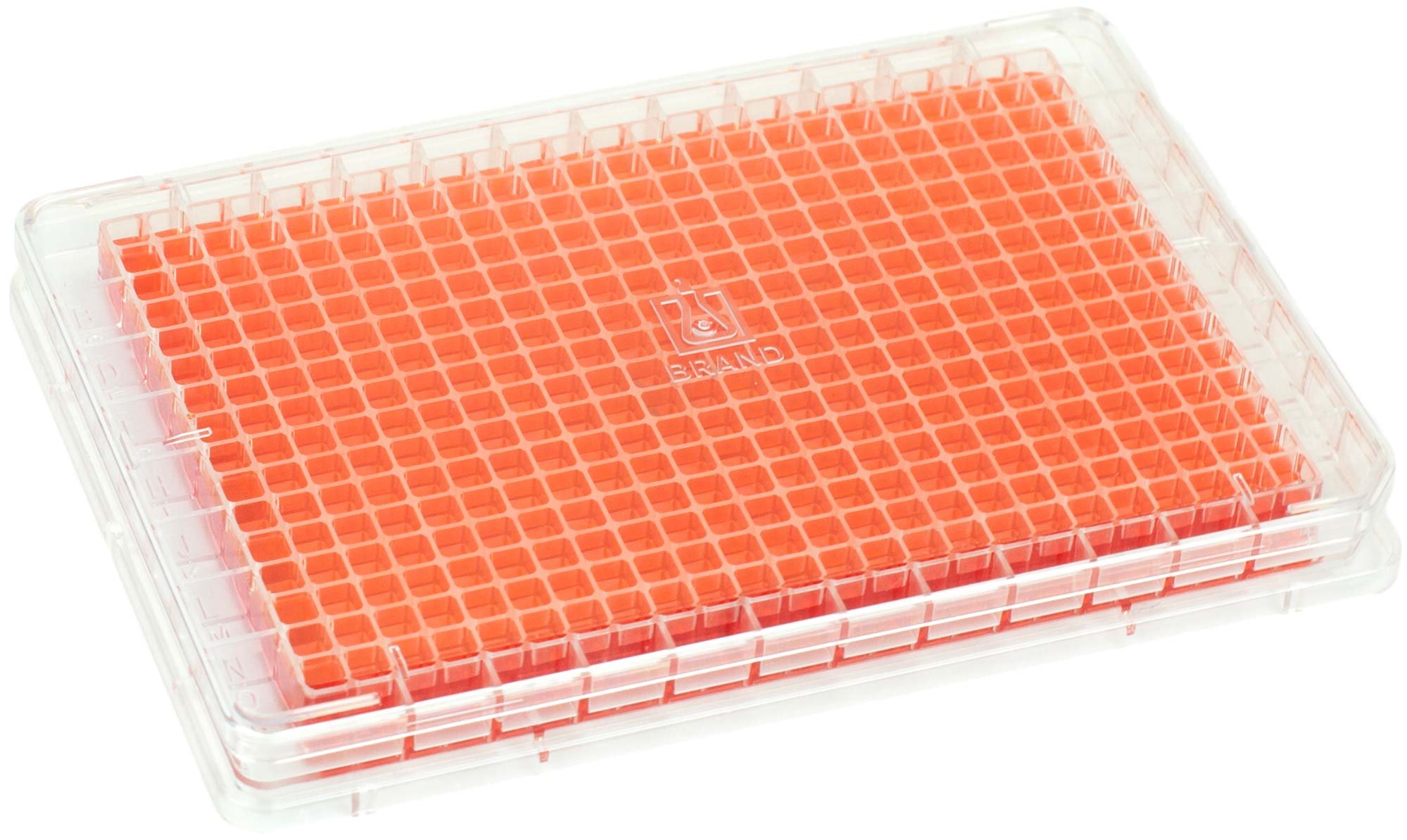 BRANDplates pureGrade S Non-Treated Sterile Surface 384-Well Plate - Transparent, F-Bottom