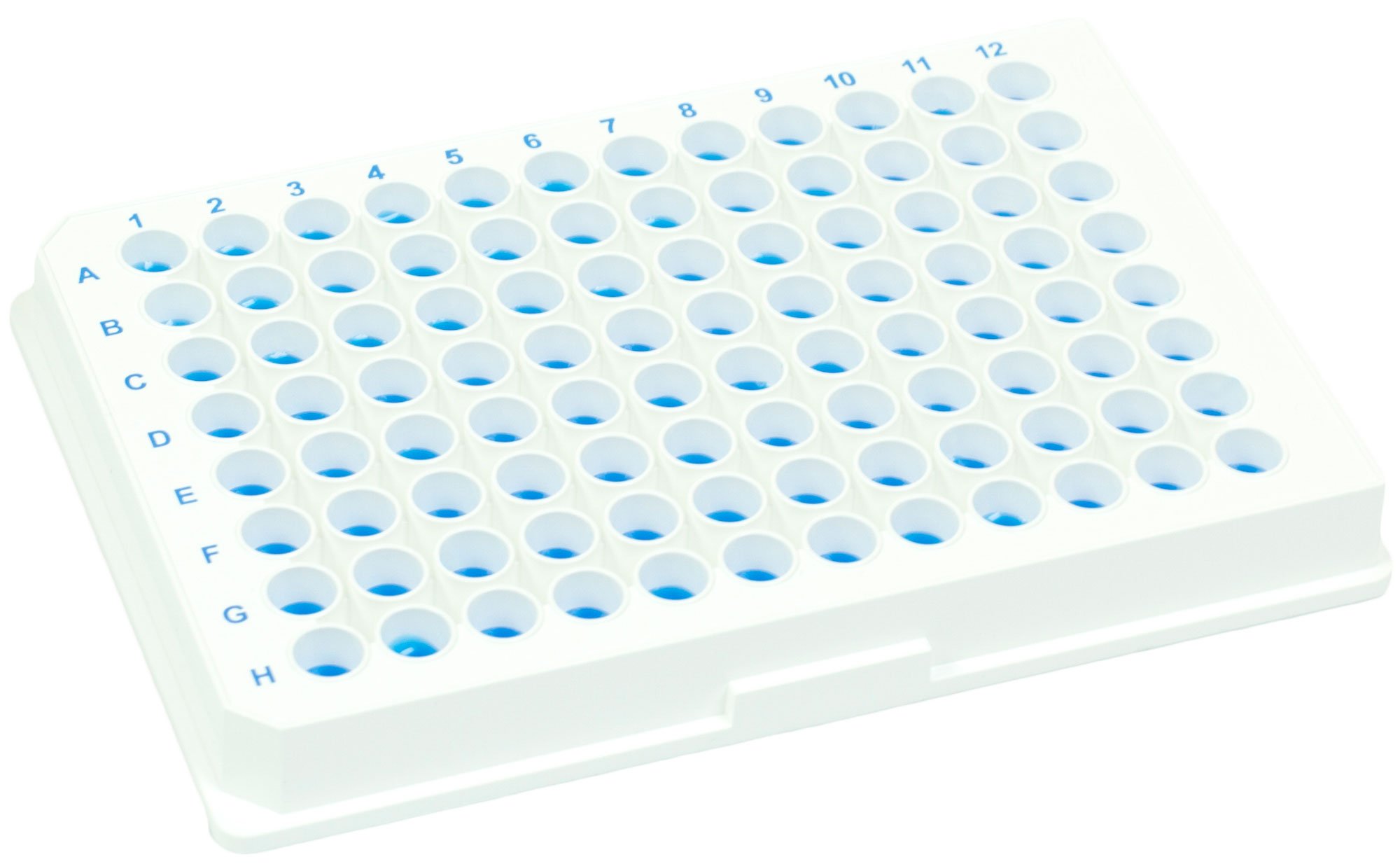 BRANDplates immunoGrade Non-Sterile Treated Surface 96-Well Plate - White, U-Bottom