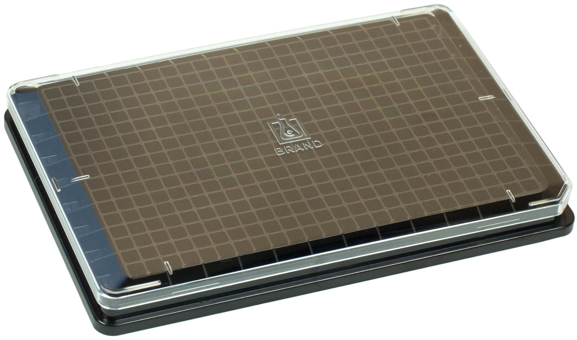 BRANDplates cellGrade Treated Sterile Surface 384-Well Plate - Black, F-Bottom