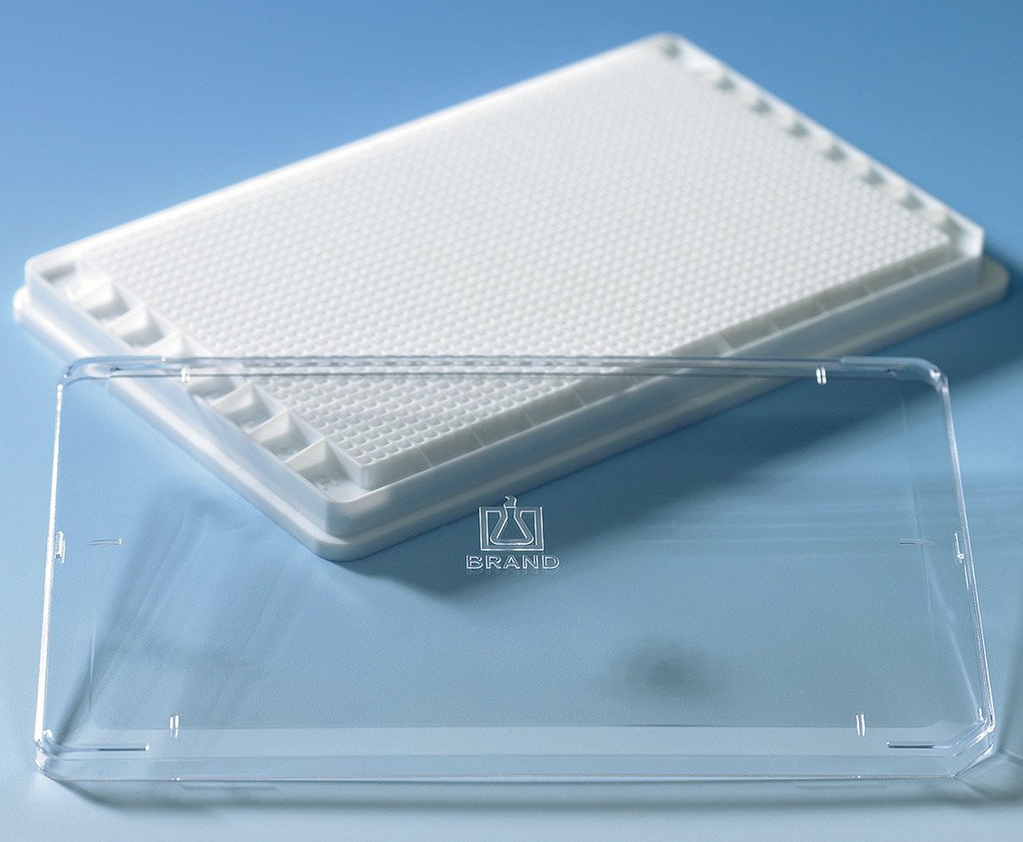 Lids for BRAND 1536-Well Plates - Without Condensation Rings (Pack of 50)