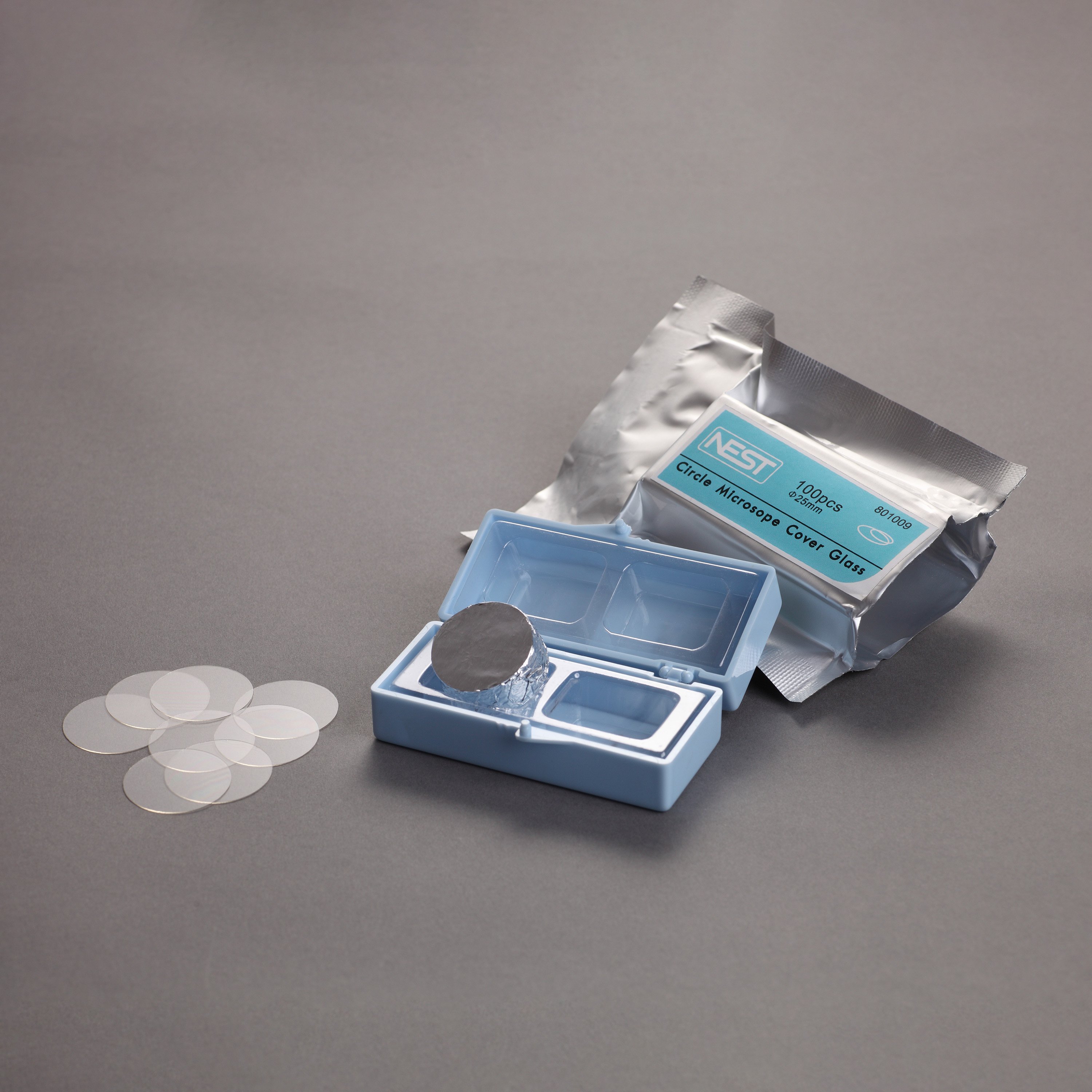 Circular Cover Glass - 25 mm (Case of 100)