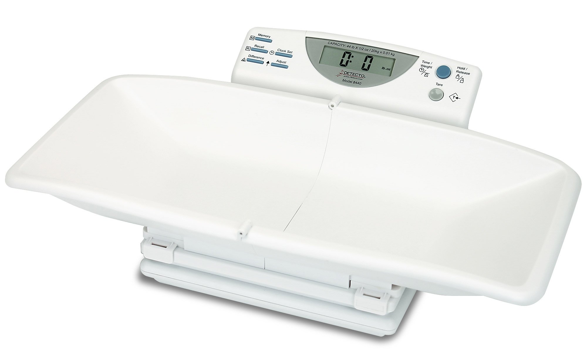 Detecto 8440 Digital Baby and Toddler Scale with Removable Tray