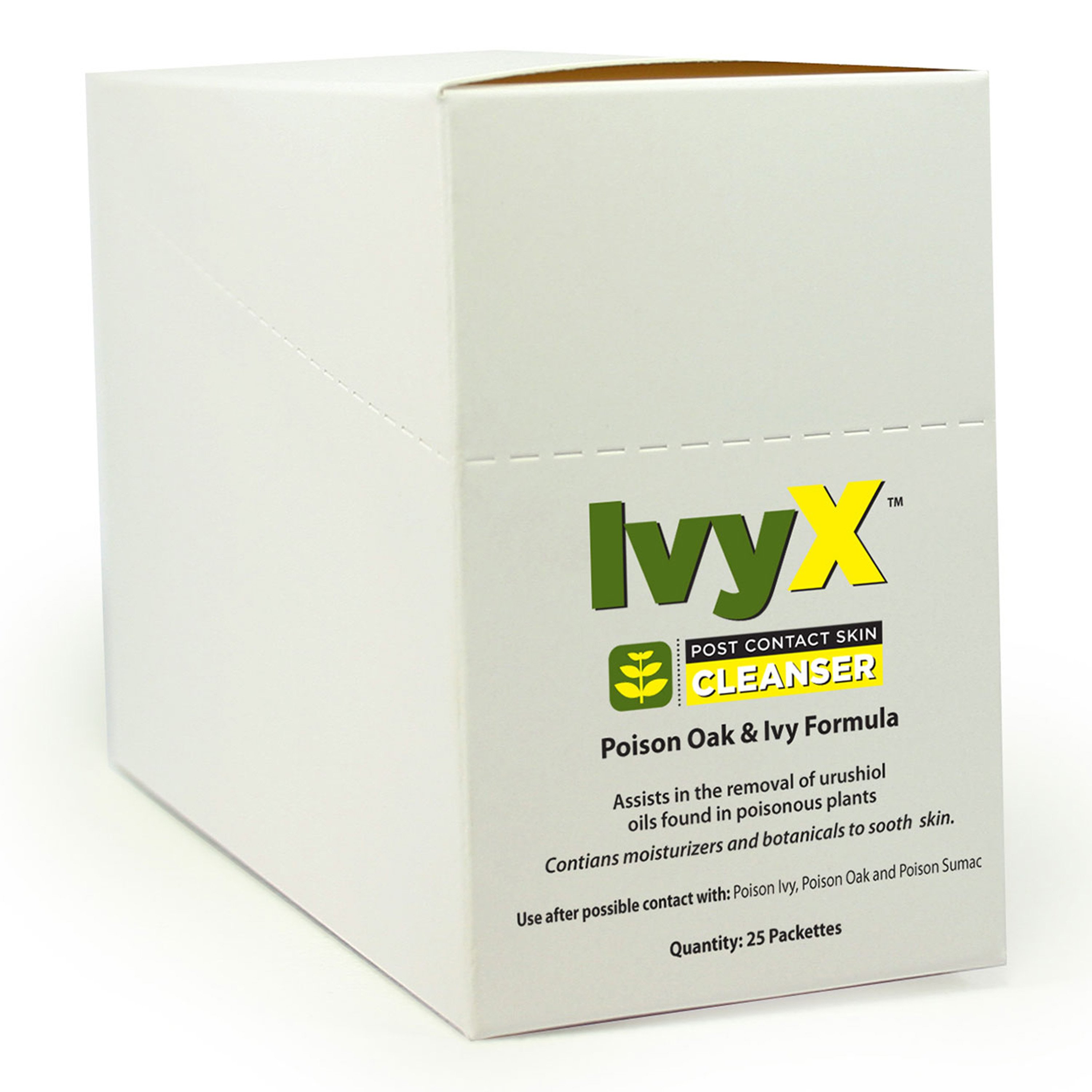 AERO Healthcare IvyX Post-Contact Cleanser Packet - Pack of 25