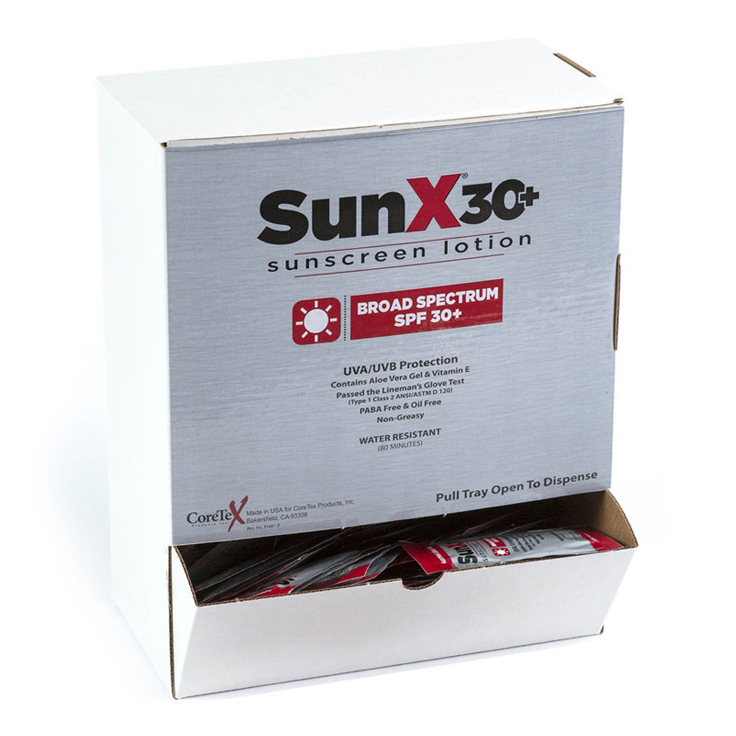 AERO Healthcare SunX30 Sunscreen Lotion Packet - Pack of 50