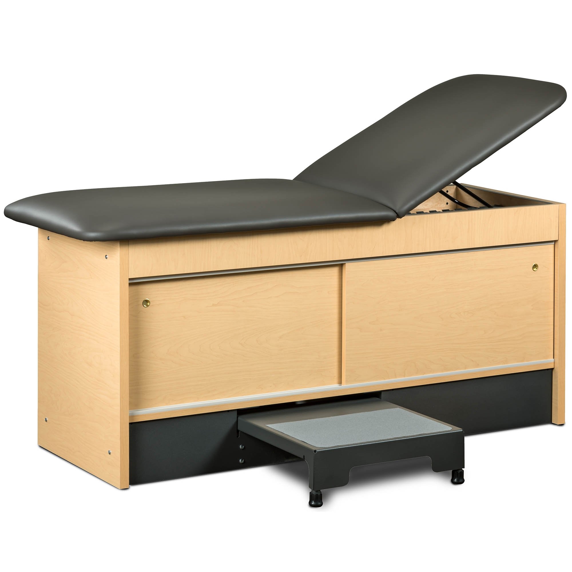 Sliding clearance step stool