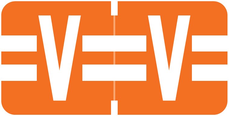 Tab Products 1278 Match Alpha Roll Labels - Letter V - Dark Orange Label