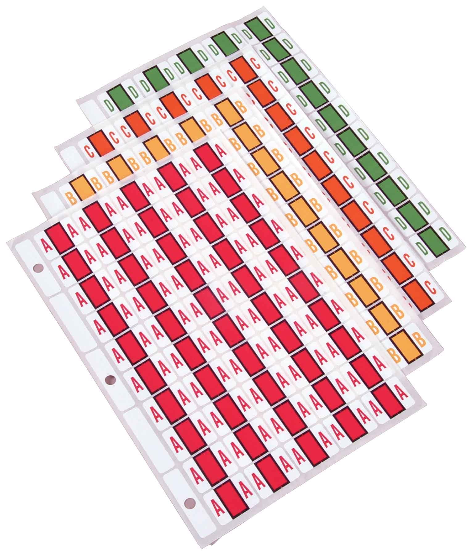 Tab Products 1286 Match Alpha Sheet Labels A-Z Binder Refill Set
