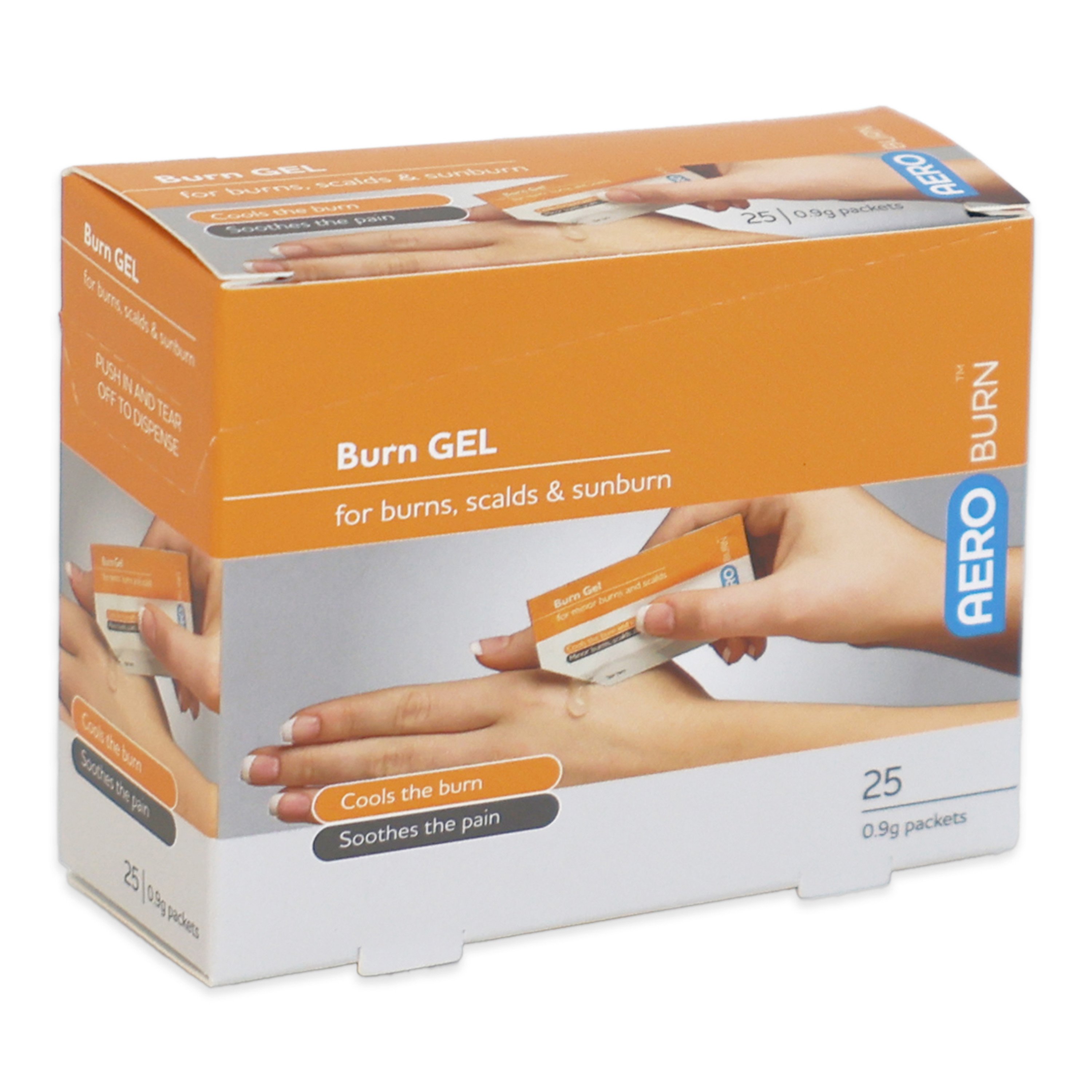 AERO Healthcare AeroBurn™ Burn Gel Packet, 0.9 g - Pack of 25