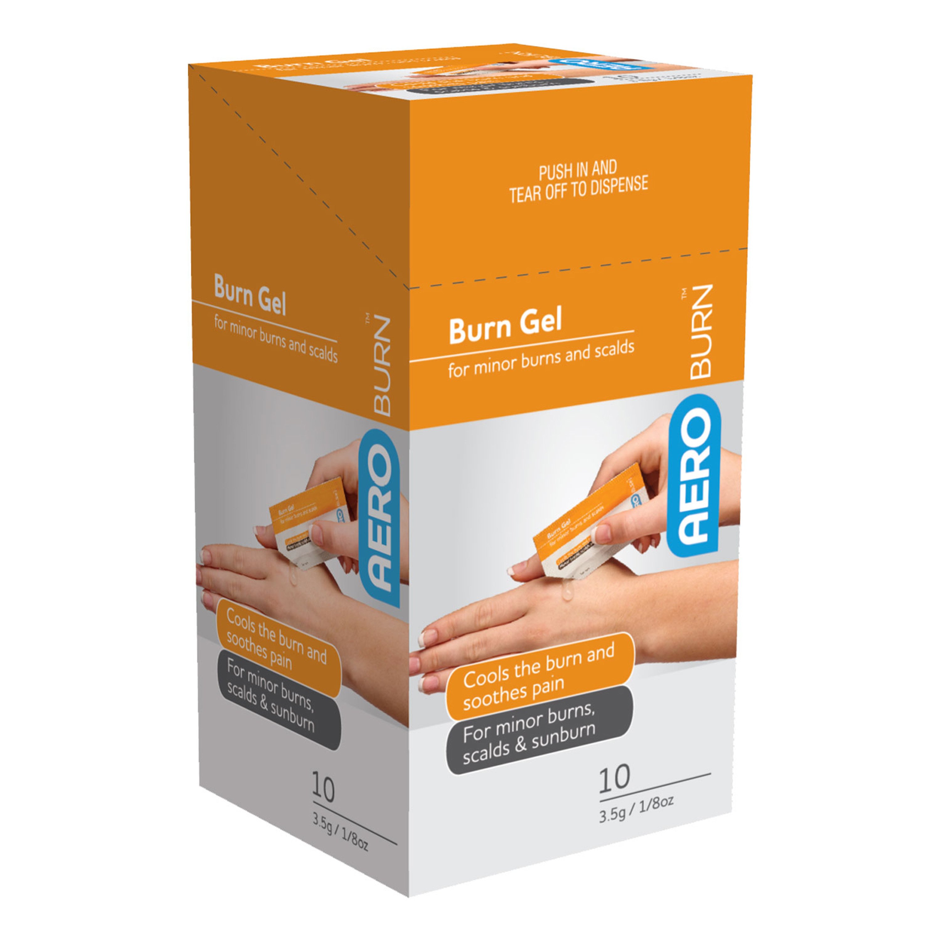 AERO Healthcare AeroBurn™ Burn Gel Packet, 3.5 g - Pack of 10