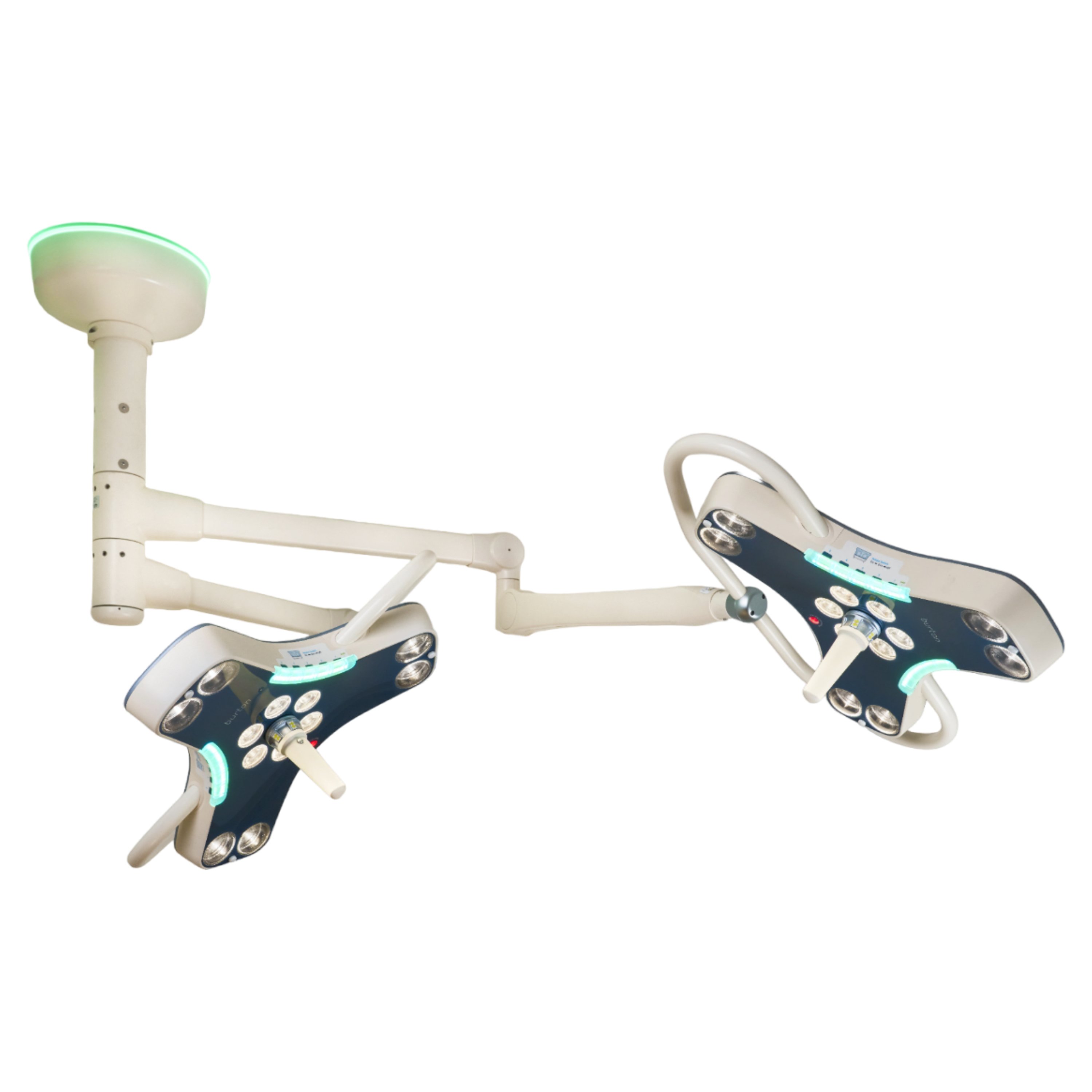 Burton APEX LED Dual Surgical Light AP160 with Long Down Tube