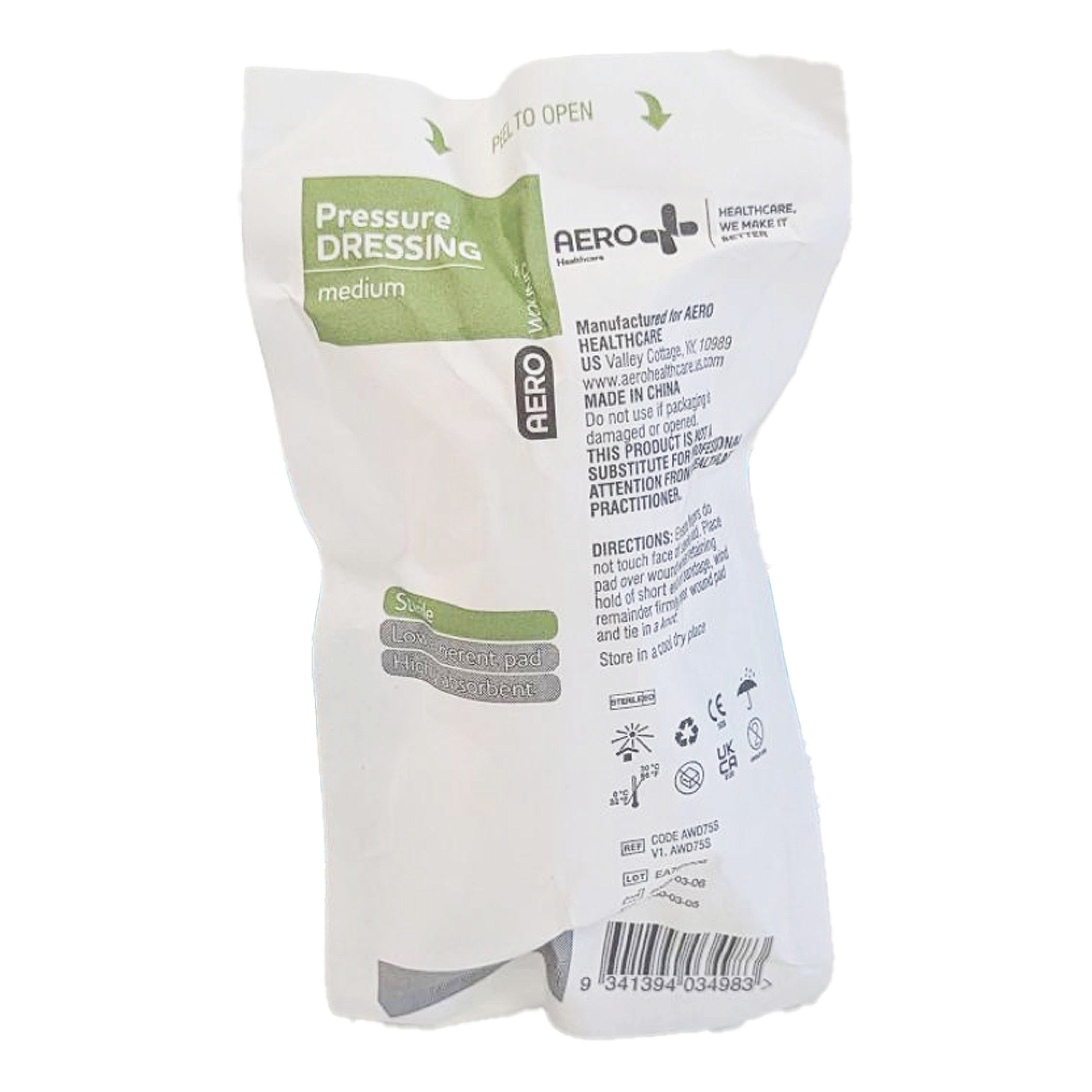 AERO Healthcare AeroWound™ Pressure Dressing - Medium