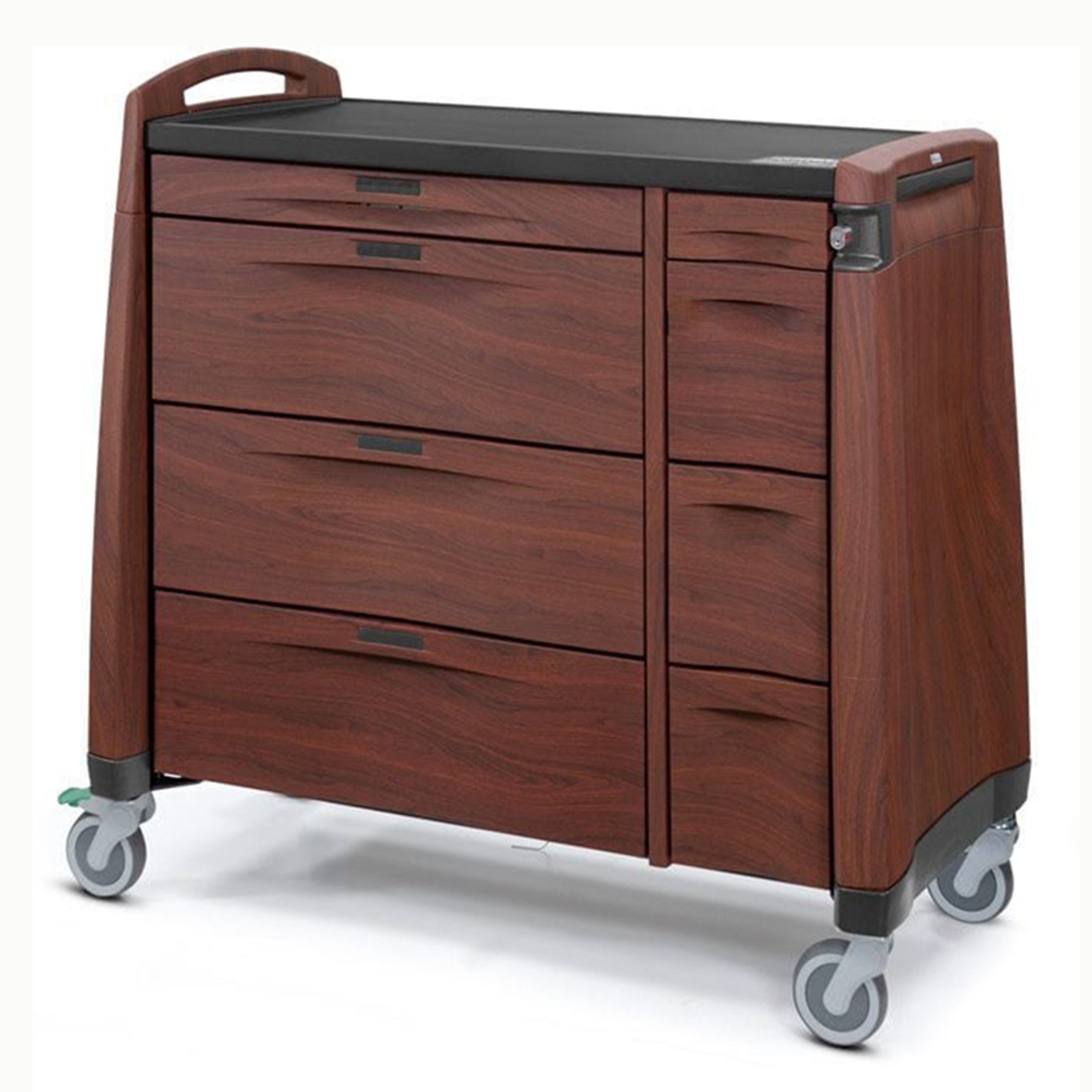 Capsa Avalo PCXL Woodblend Punch Card Medication Cart