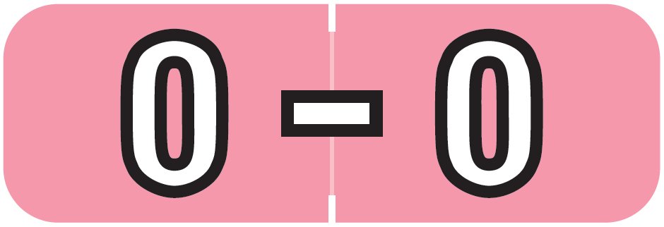 Barkley FABAM Match BAAM Series Alpha Roll Labels - Letter O - Pink Label