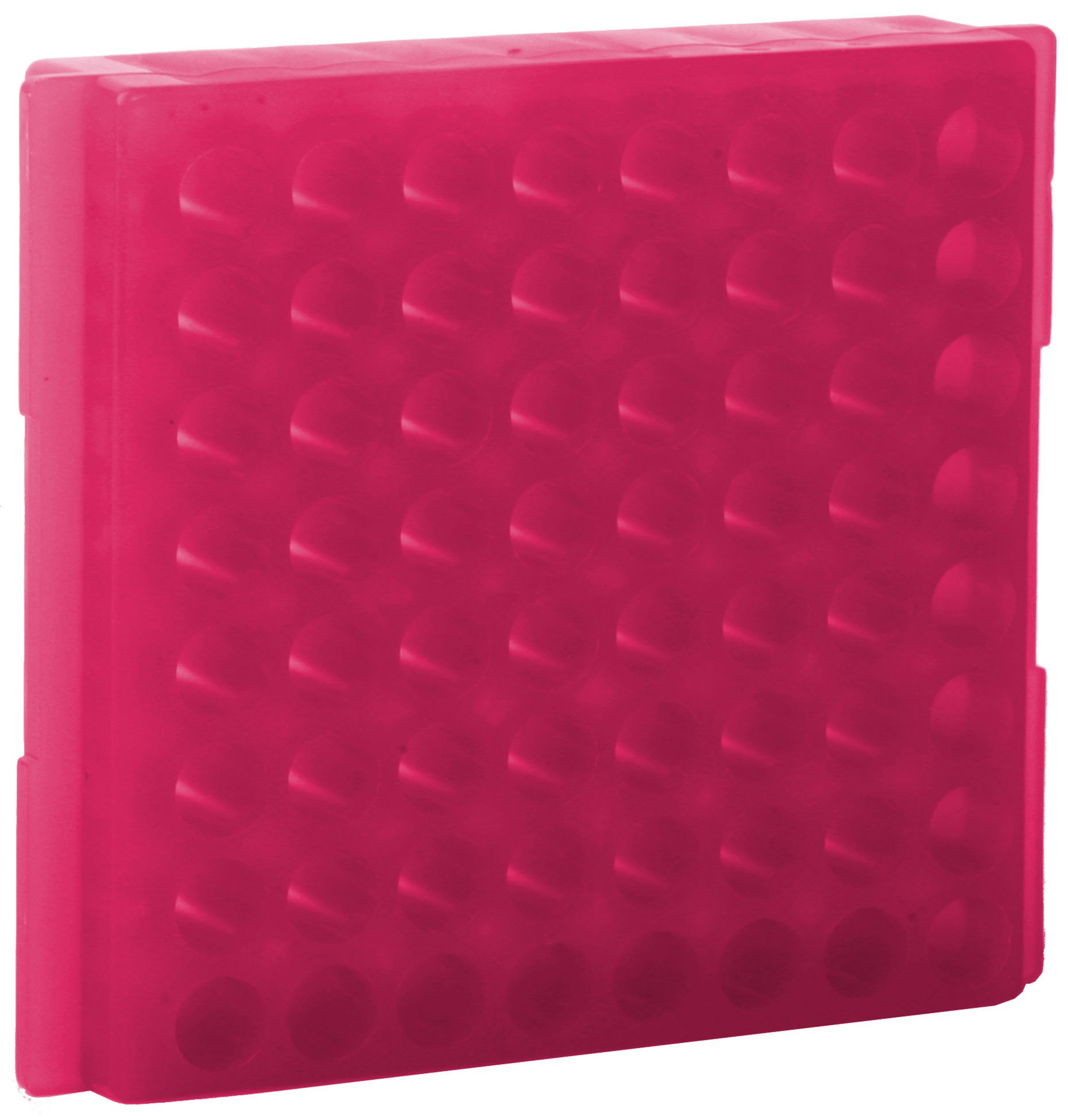 64-Well Microcentrifuge Tube Rack - Pink