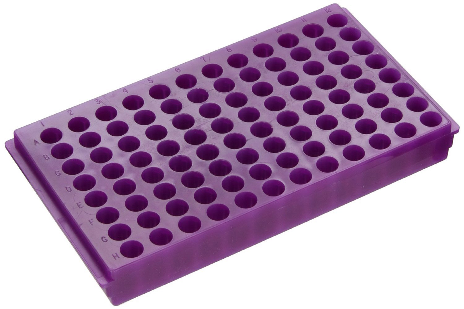 96-Well Microcentrifuge Tube Rack - Lavender