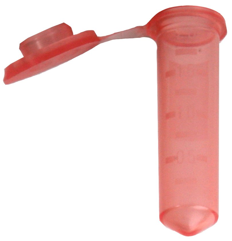 2.0mL G-Tube Flat Top Microcentrifuge Tube - Red