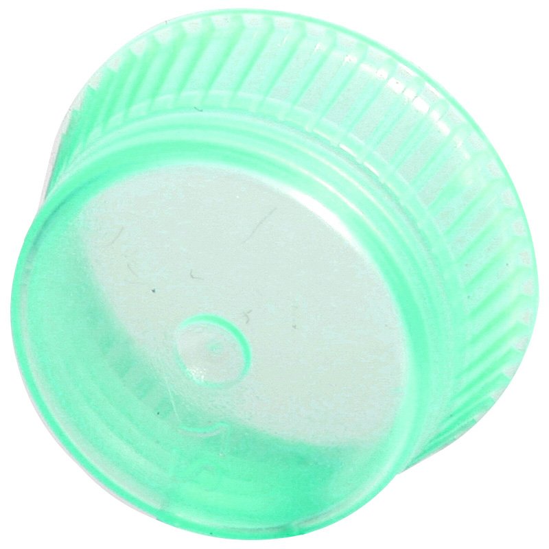 Uni-Flex Safety Caps for 16mm Blood Collecting & Culture Tubes - Green