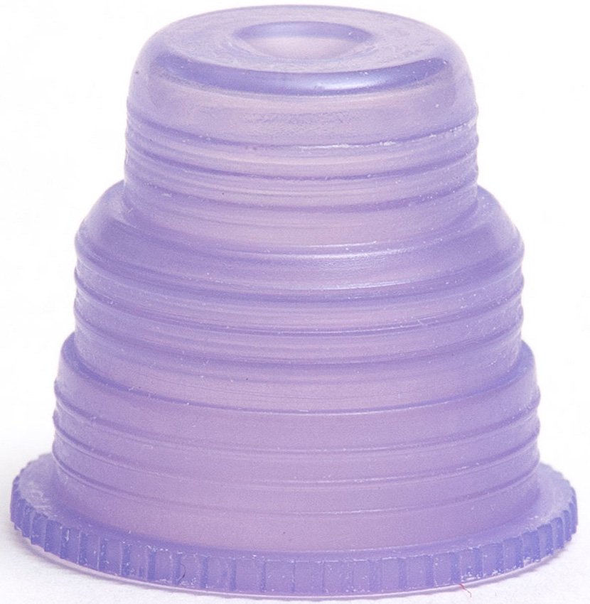 Hexa-Flex Safety Caps For 10mm, 12mm, 13mm, 16mm and 18mm Blood Collection and Culture Tubes - Lavender